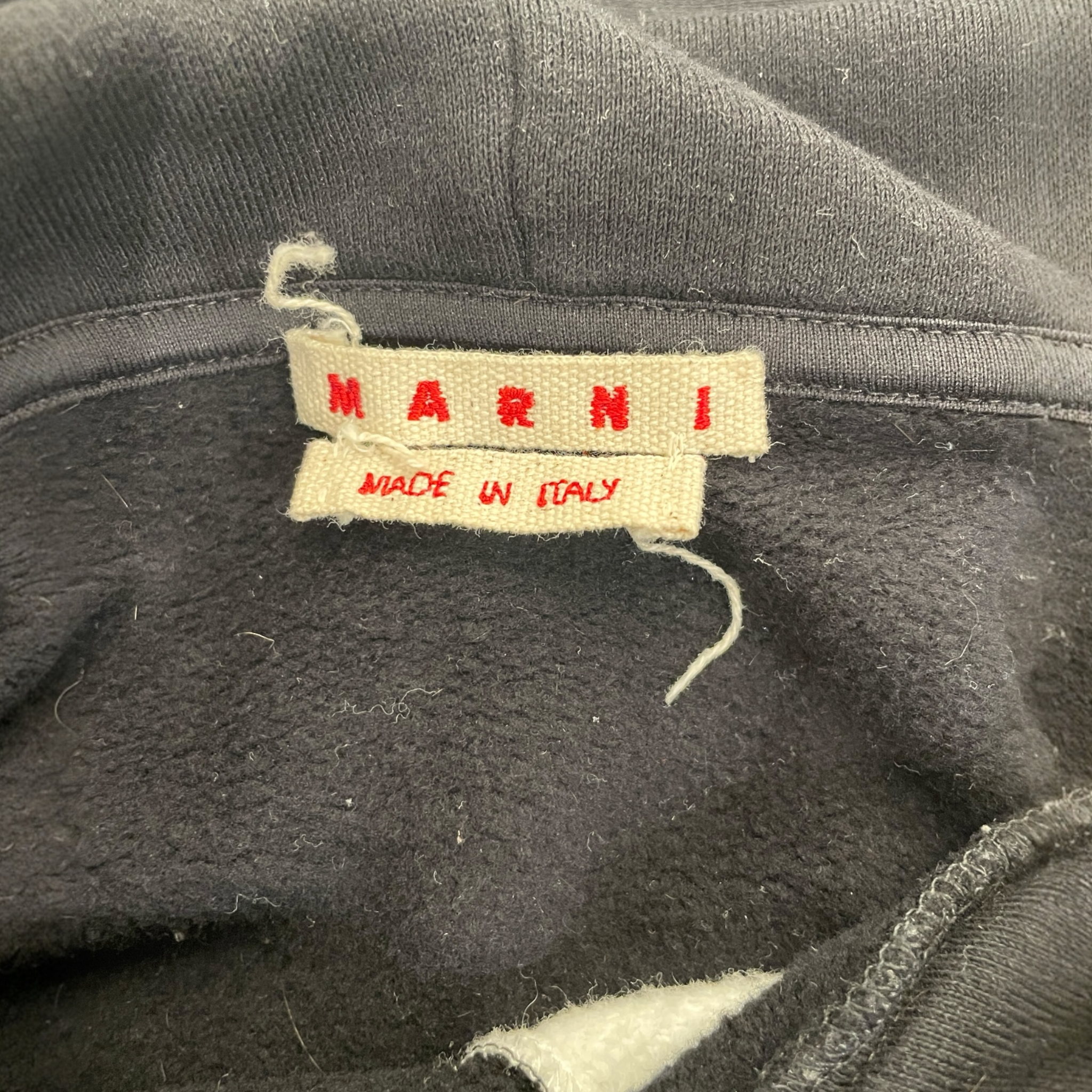 MARNI/Hoodie/50/Polka dot/Cotton/BLK/ view 4