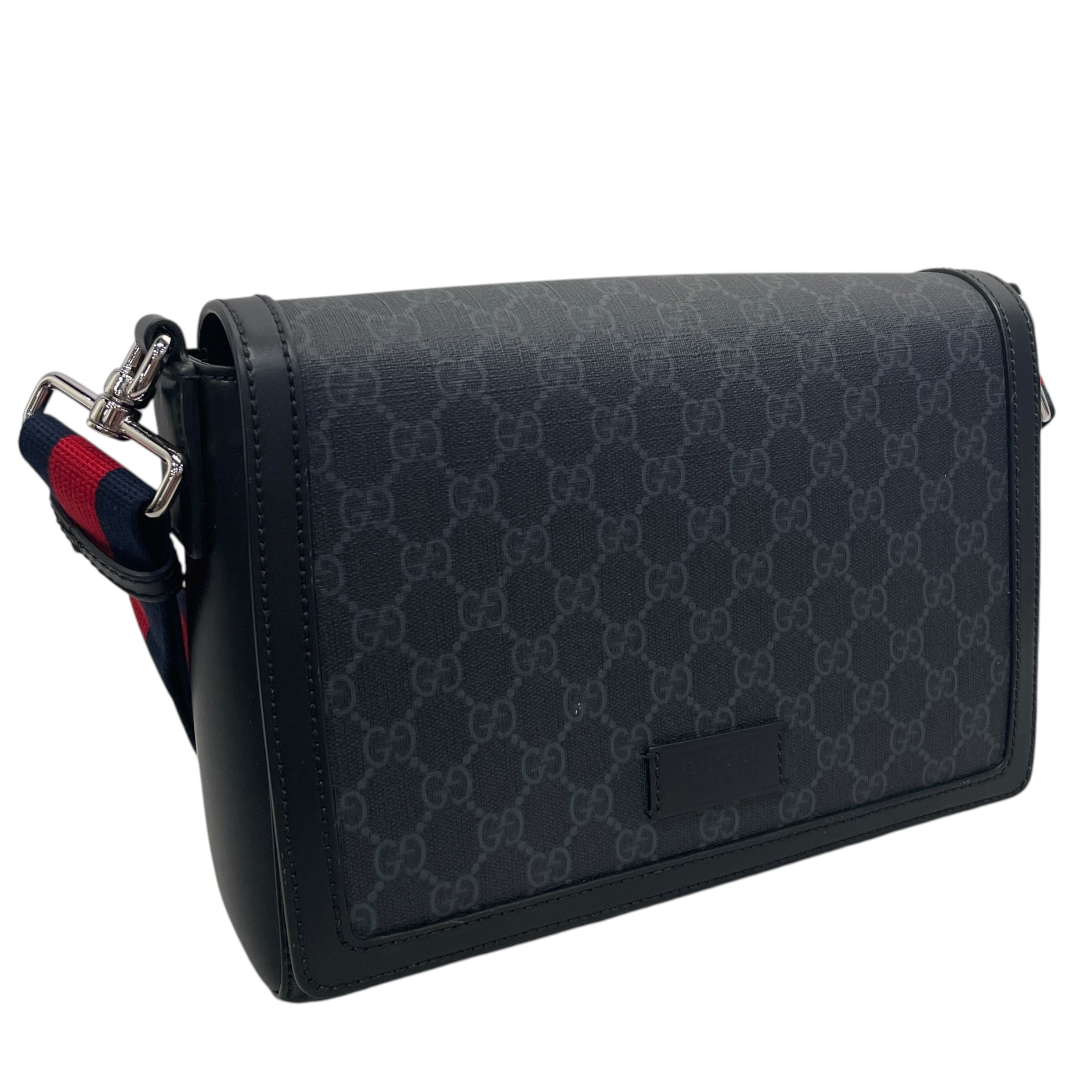 GUCCI/Bag/Monogram/Leather/BLK/Messenger Bag view 6