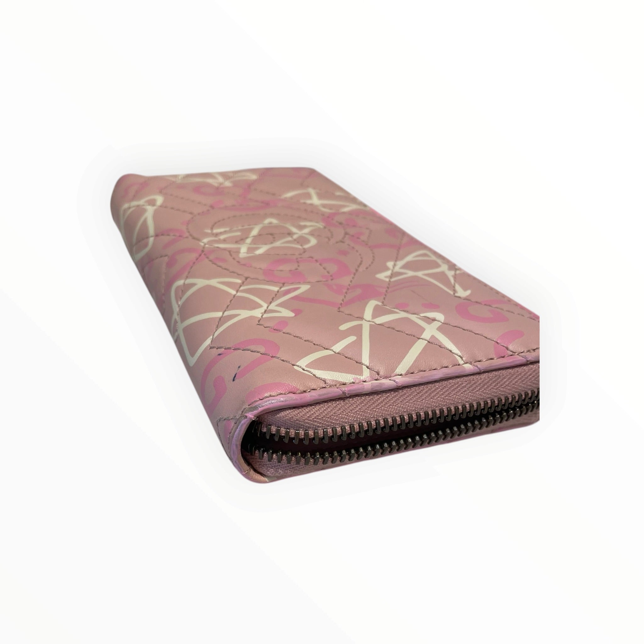 GUCCI/Long Wallet/All Over Print/Leather/PNK/L's/quilted ghost gg marmont view 10