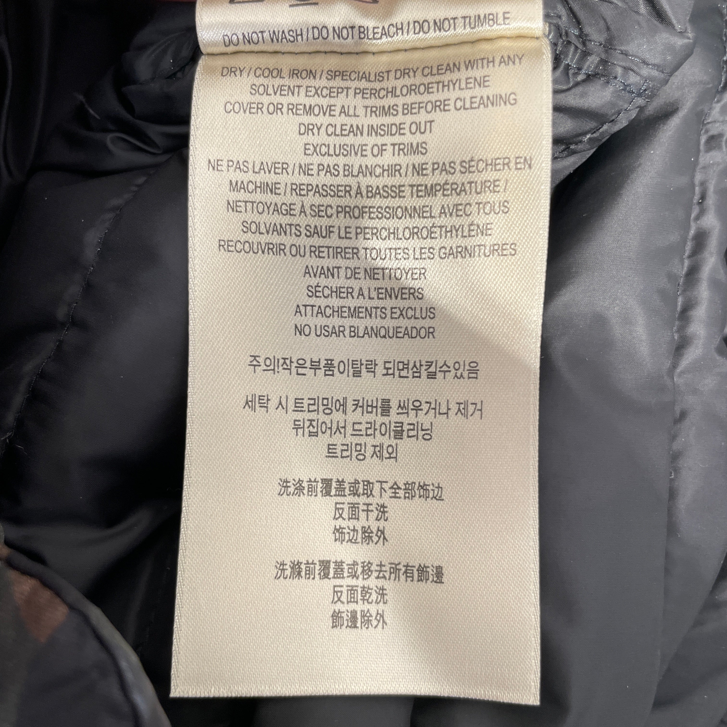 BURBERRY BRIT/Vest/XL/Camouflage/Nylon/GRN/camo vest gold view 3