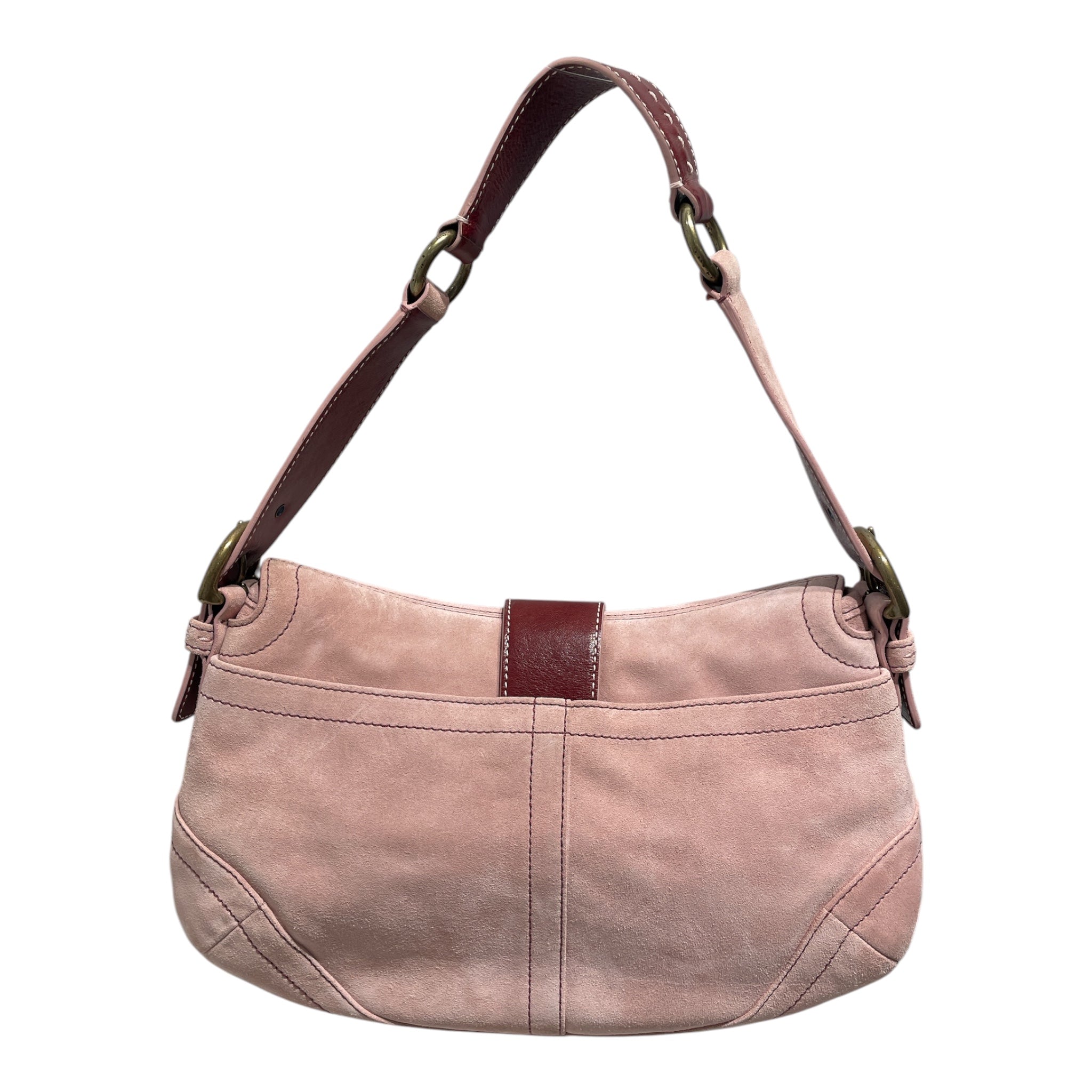 COACH/Hand Bag/Suede/PNK/Y2K Suede Soho Shoulder Bag view 2