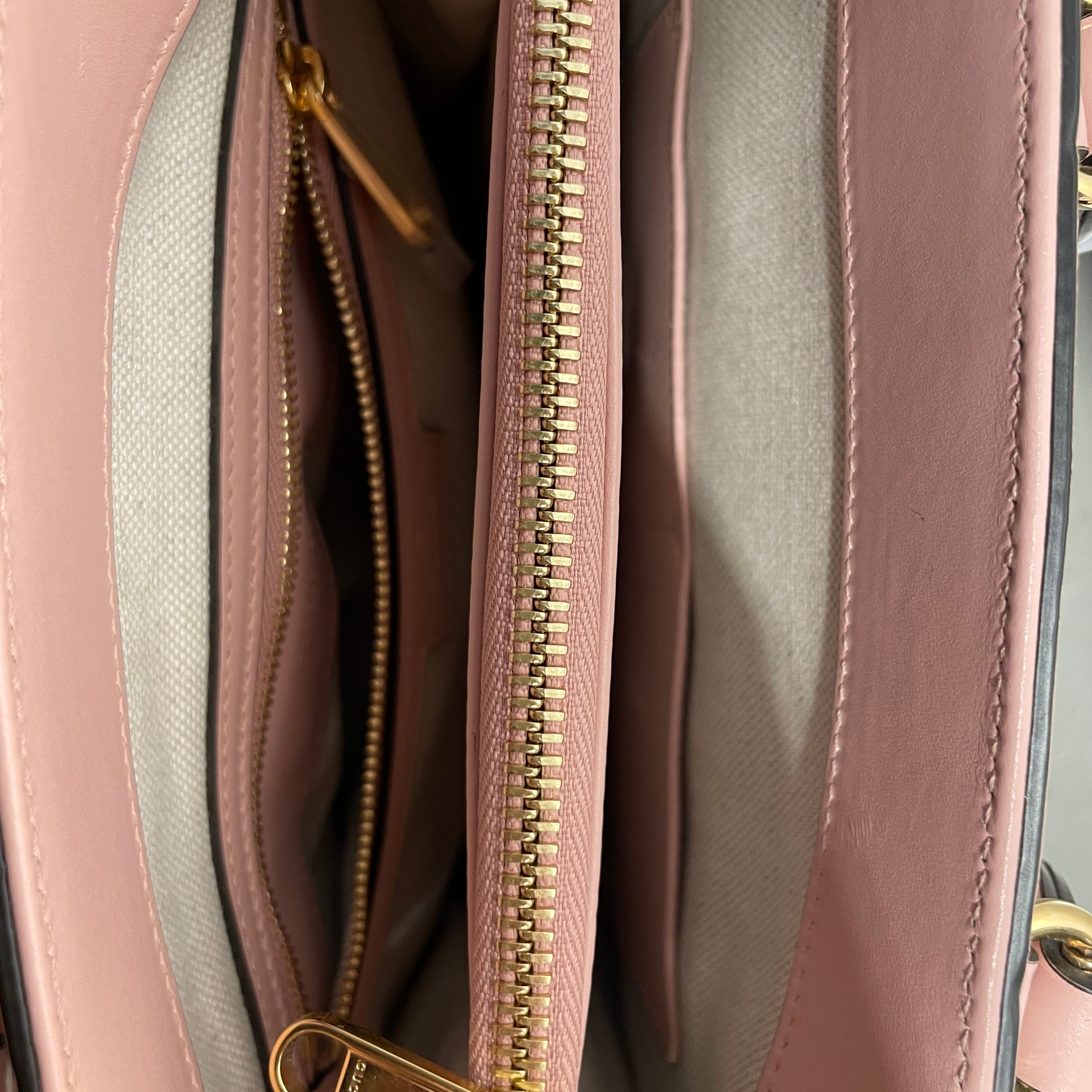 GUCCI/Cross Body Bag/Leather/PNK/BLONDIE NM TOP HANDIE view 3
