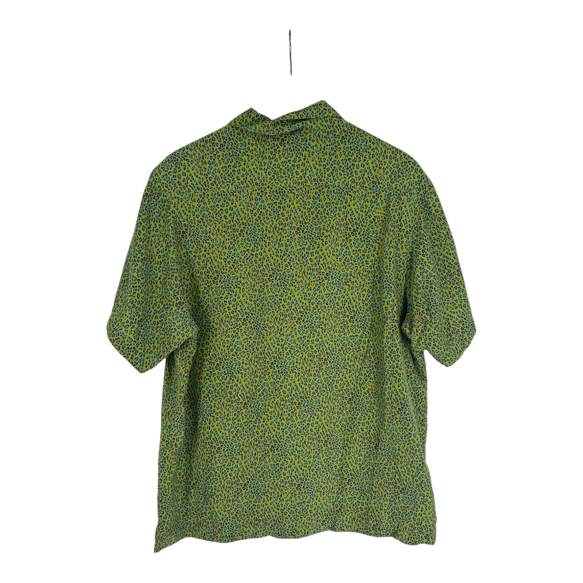 Supreme/SS Shirt/L/Silk/GRN/Leopard/blue spots view 2
