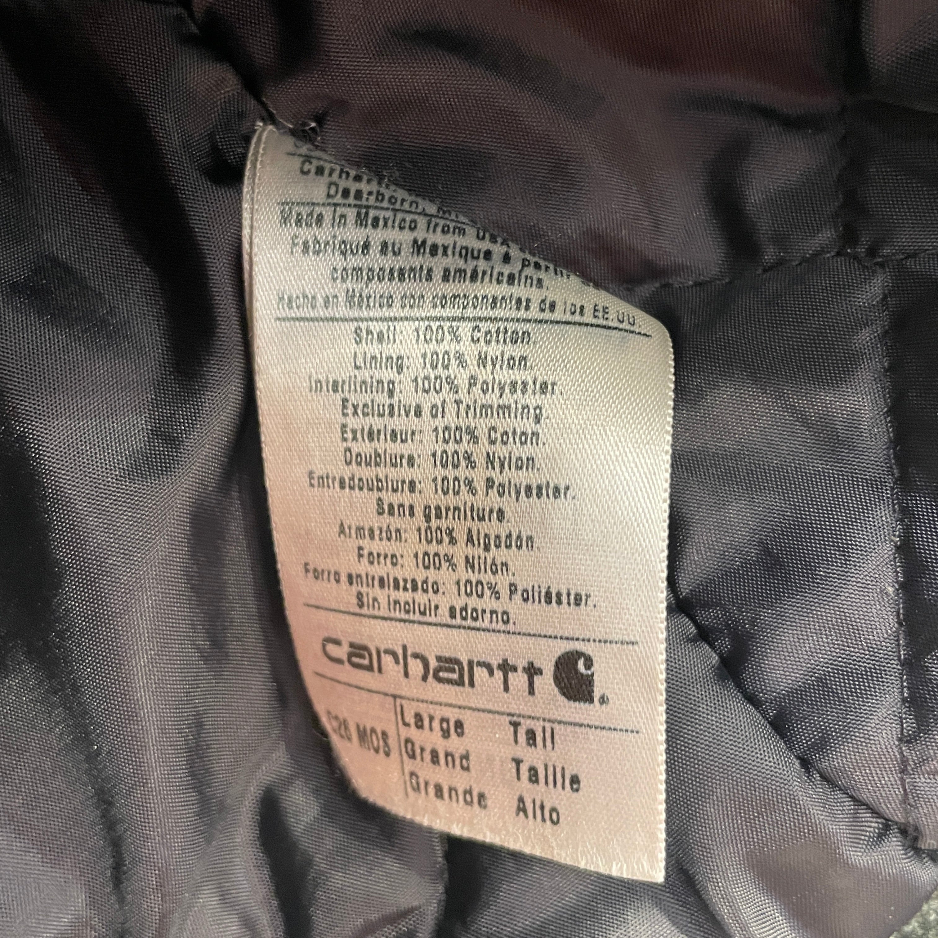 Carhartt/Jacket/L/Cotton/GRN/brown courdory collor view 4