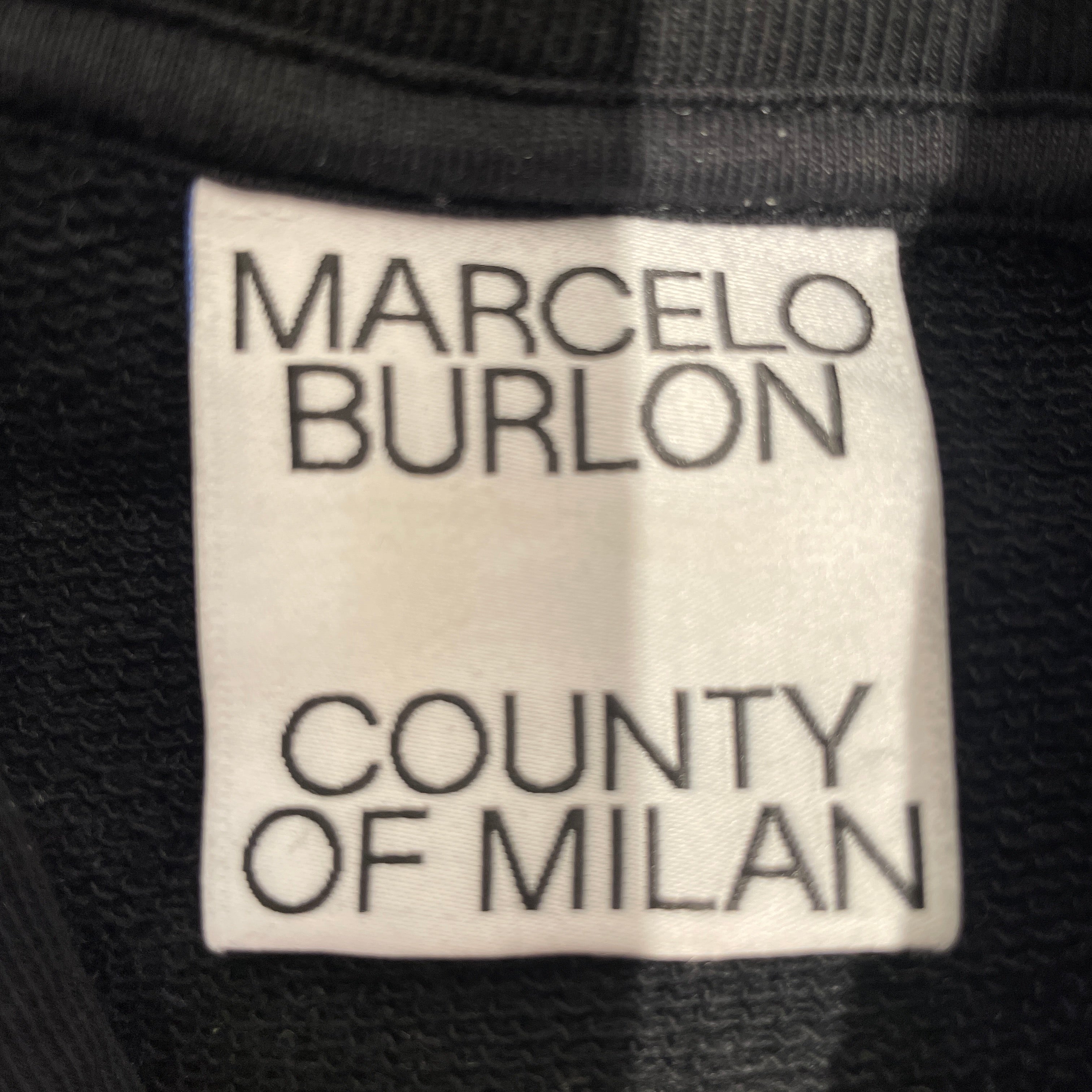 Marcello di Milano/Hoodie/S/Cotton/BLK/ view 3
