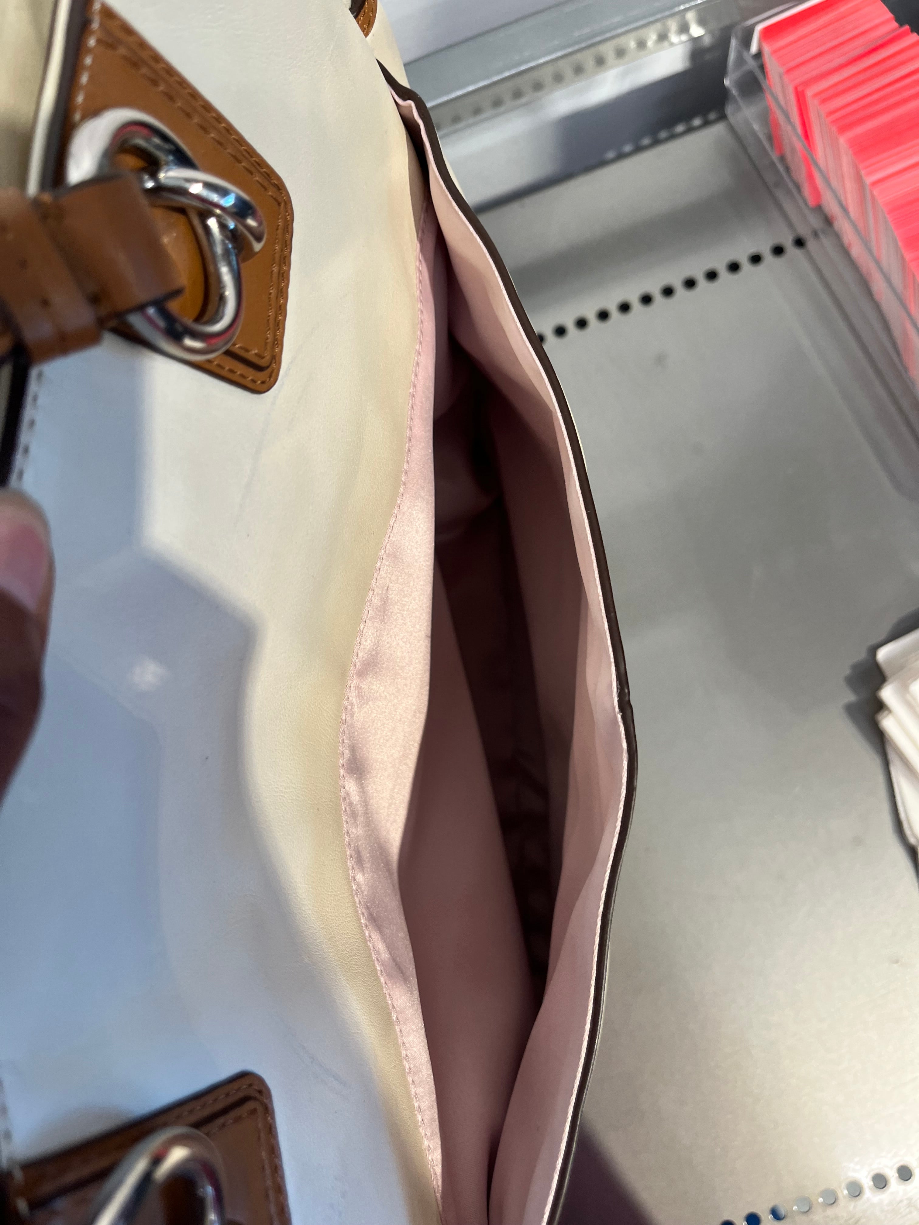 COACH/Hand Bag/Leather/CRM/GALLERY SHOULDER BAG view 6