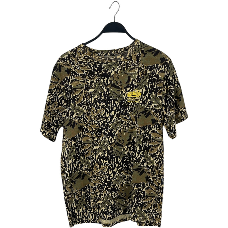 AIME LEON DORE/T-Shirt/L/Cotton/KHK/All Over Print/LEAFS