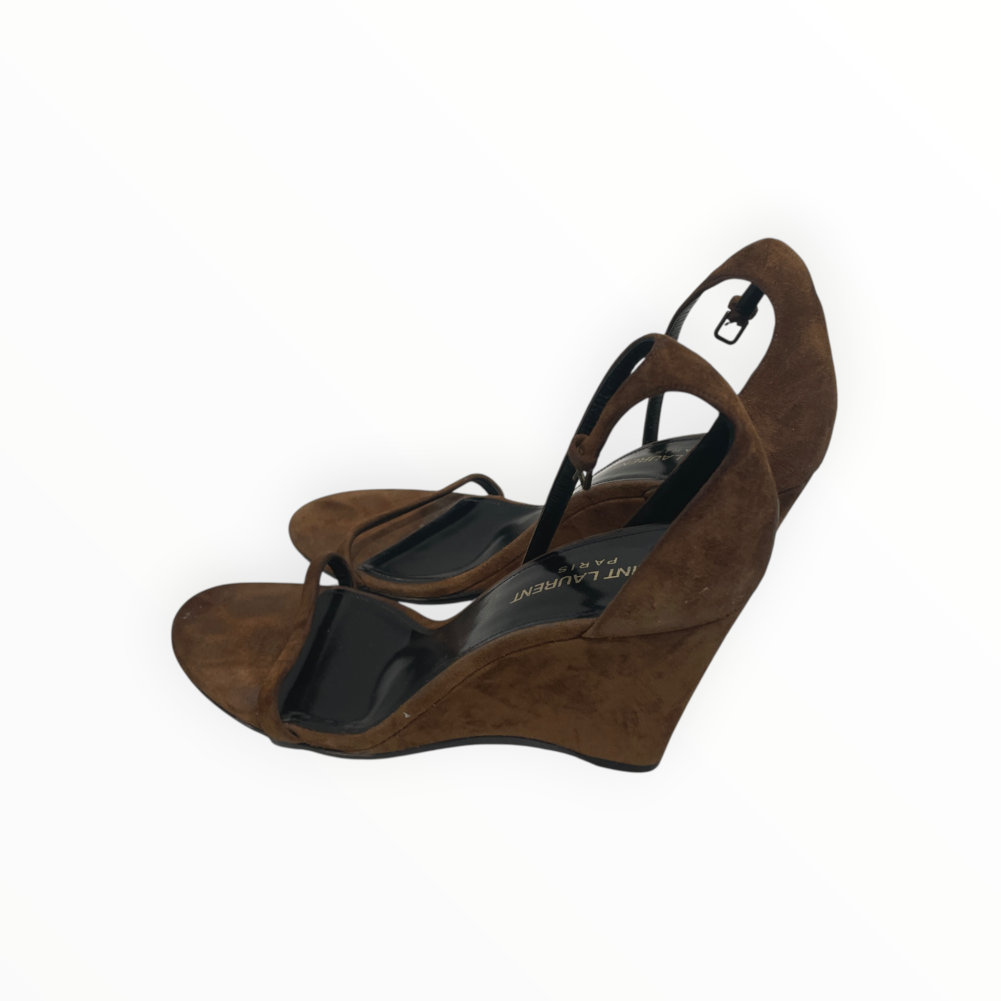 SAINT LAURENT/Heels/EU 39.5/Cotton/CML/ view 2