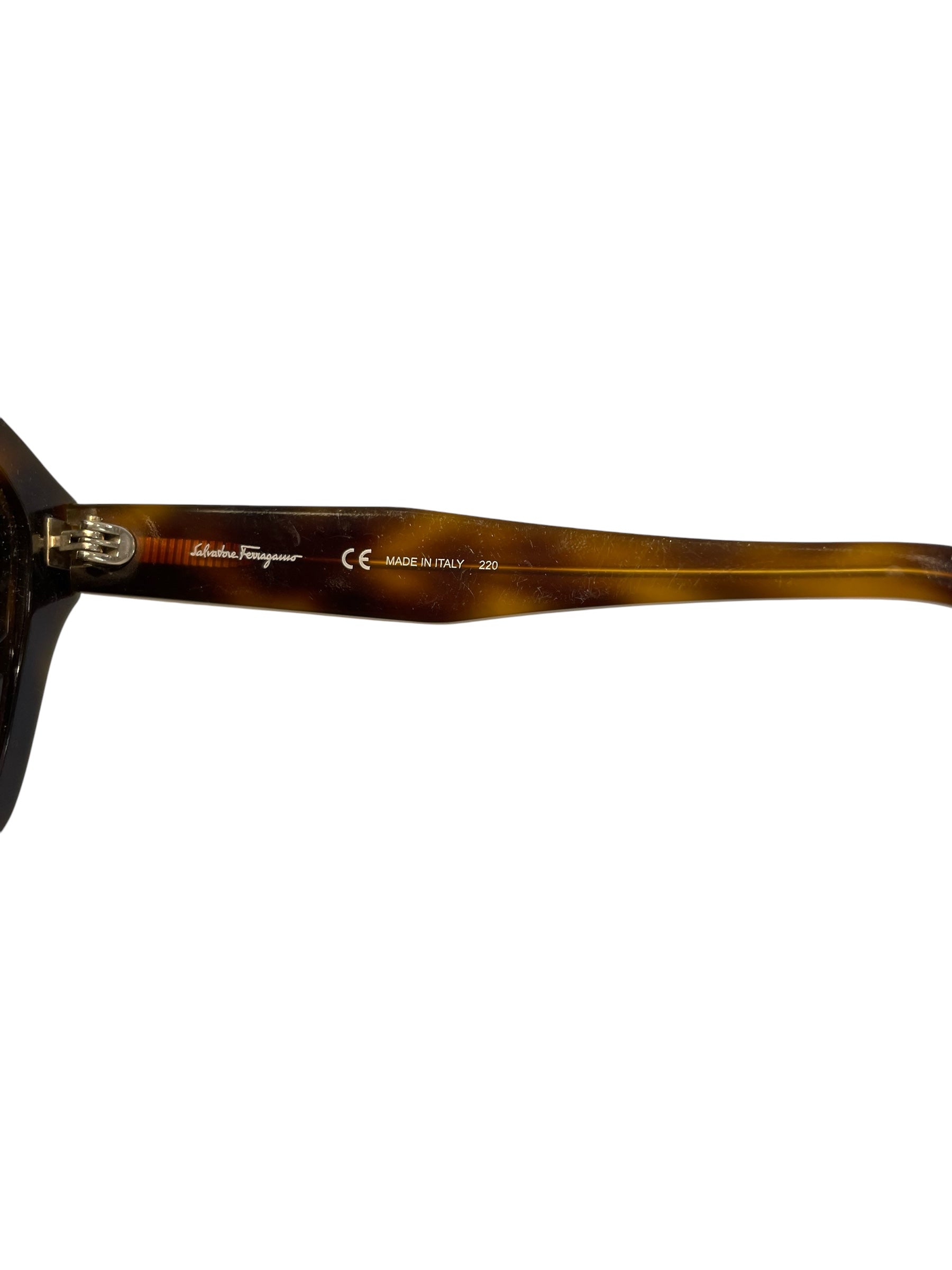 Salvatore Ferragamo/Sunglasses/Tartan/Tortoiseshell Pattern/BRW/L's/SF894S/WIDE LENSE view 3