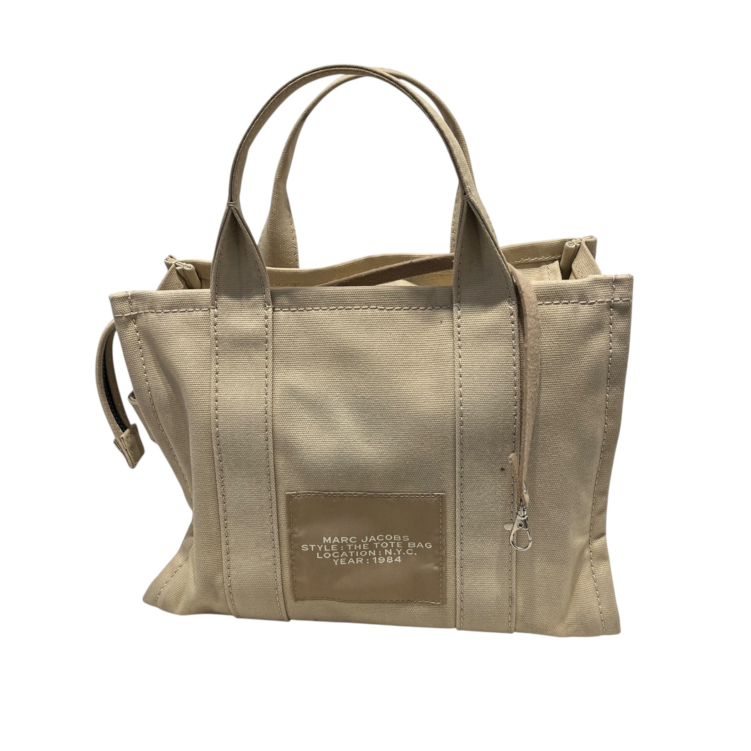 MARC JACOBS/Tote Bag/Cotton/BEG/Canvas Medium The Tote Bag view 2