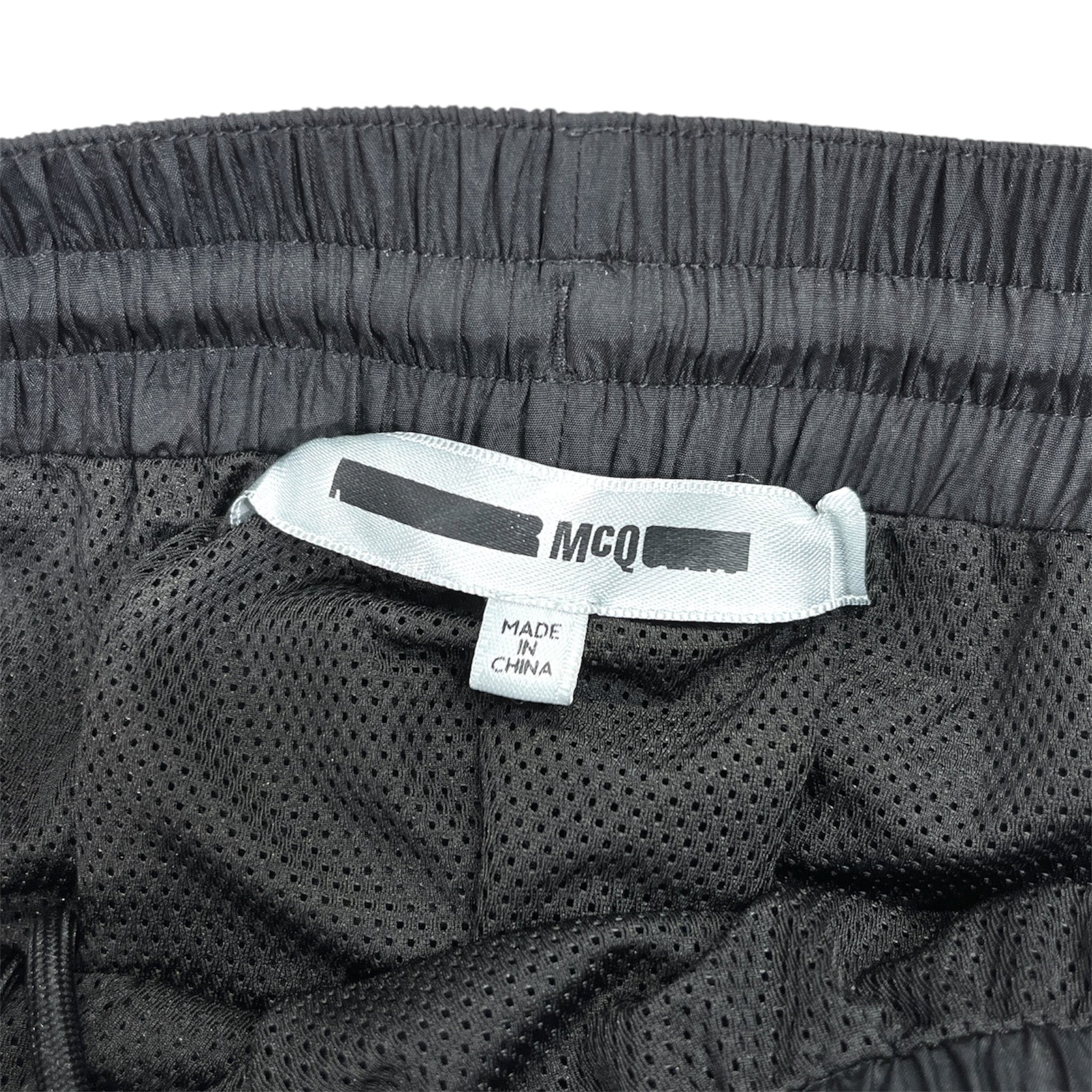 McQ Alexander McQueen/Pants/L/Polyester/BLK/Joggers/SWALLOW SKULL LOGO view 3