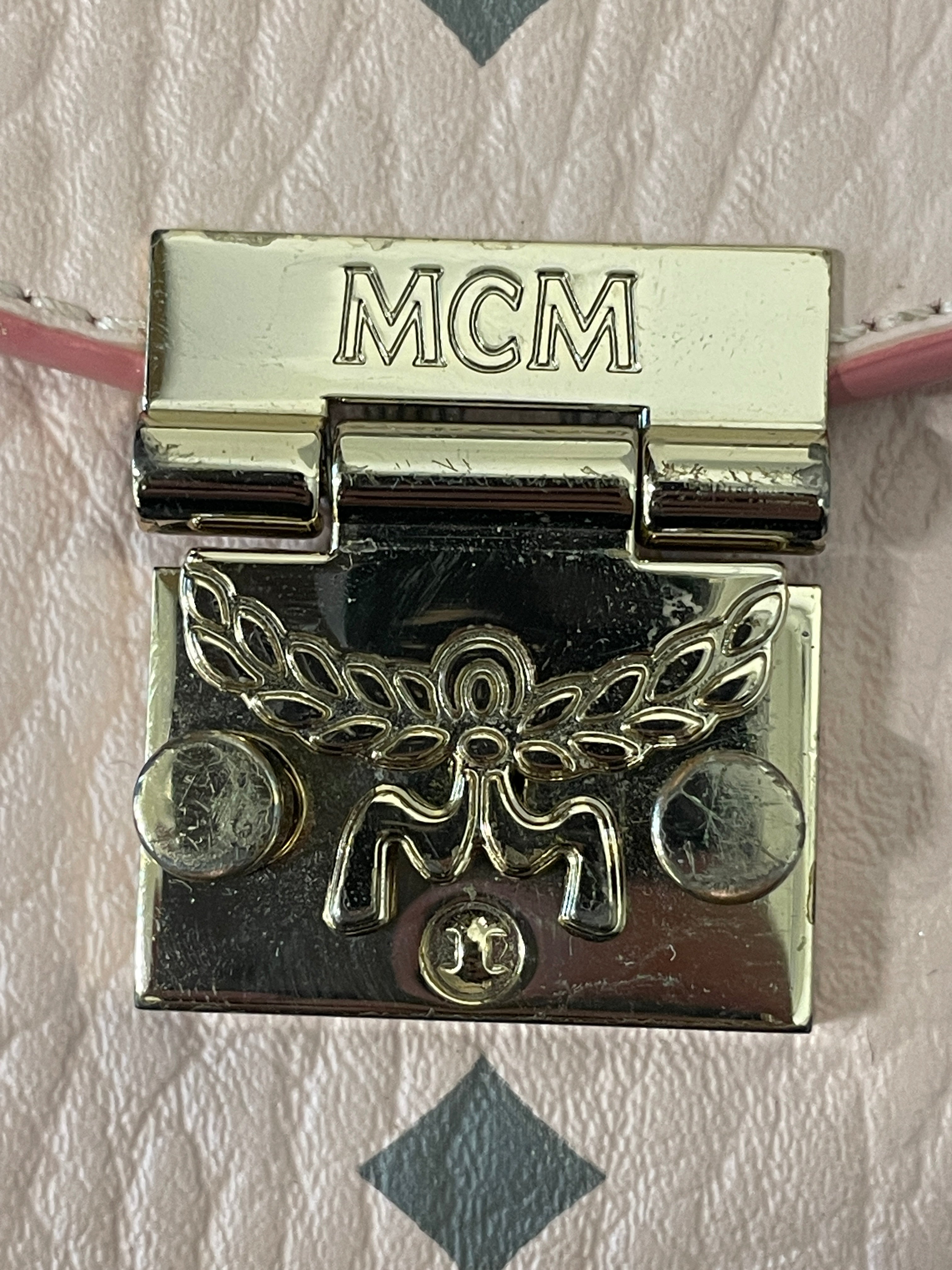 MCM/Clutch Bag/Leather/PNK/ view 7