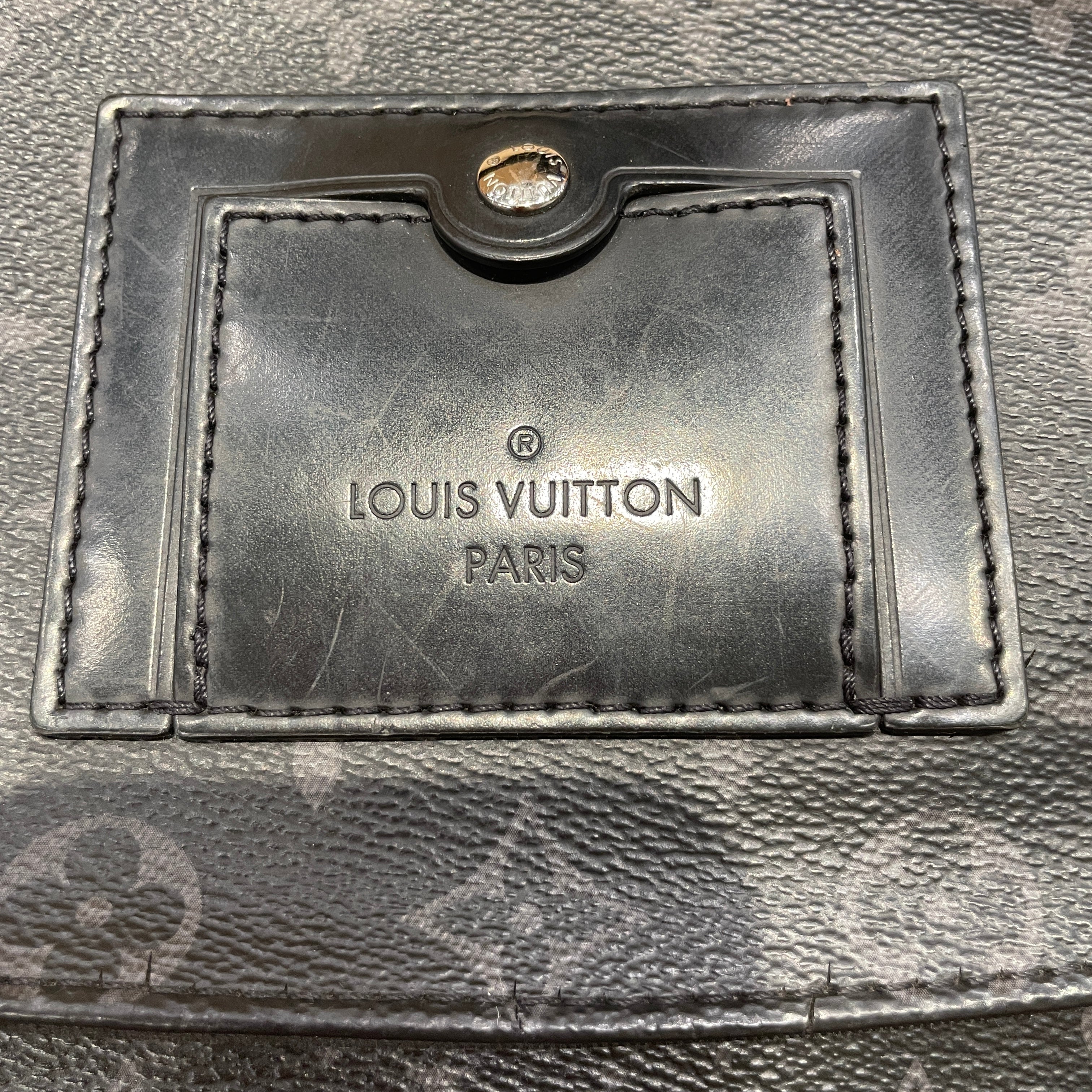 LOUIS VUITTON/Cross Body Bag/Monogram/Leather/BLK/LOUIS VUITTON VOYAGER view 12