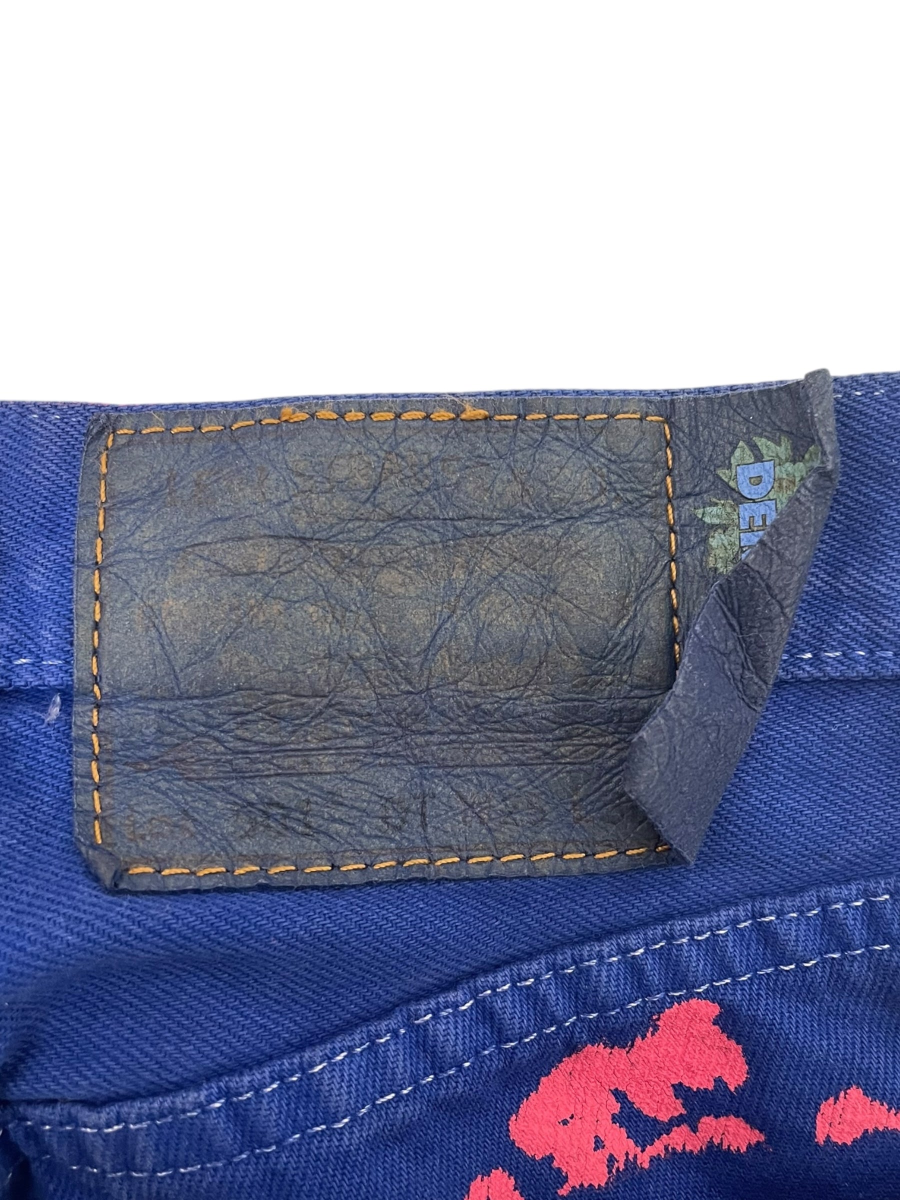 DENIM TEARS/BSTROY/Levi's/Bottoms/25/Monogram/Cotton/BLU/Button Fly/BLU/PNK COTTON WREATH JEANS view 4
