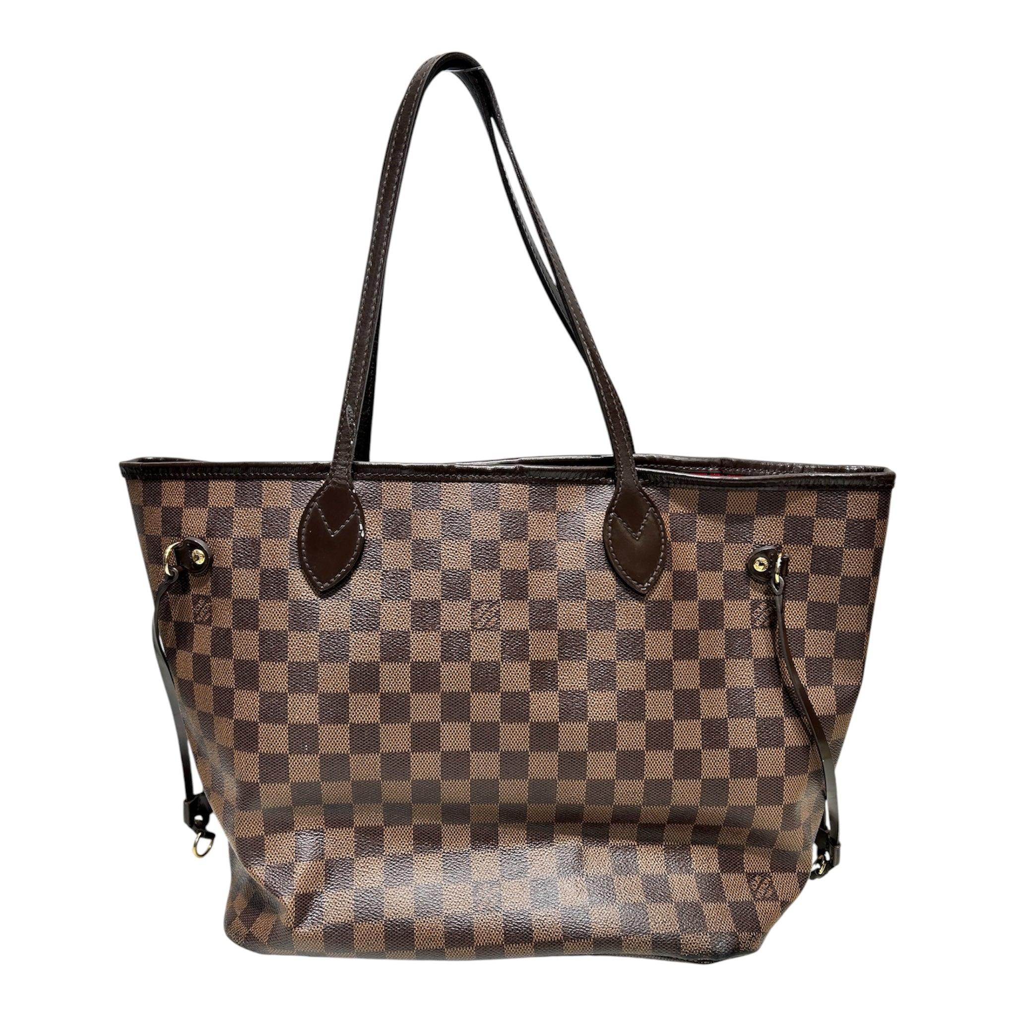 LOUIS VUITTON/Tote Bag/All Over Print/Leather/BRW/DAMIER NEVERFULL view 2