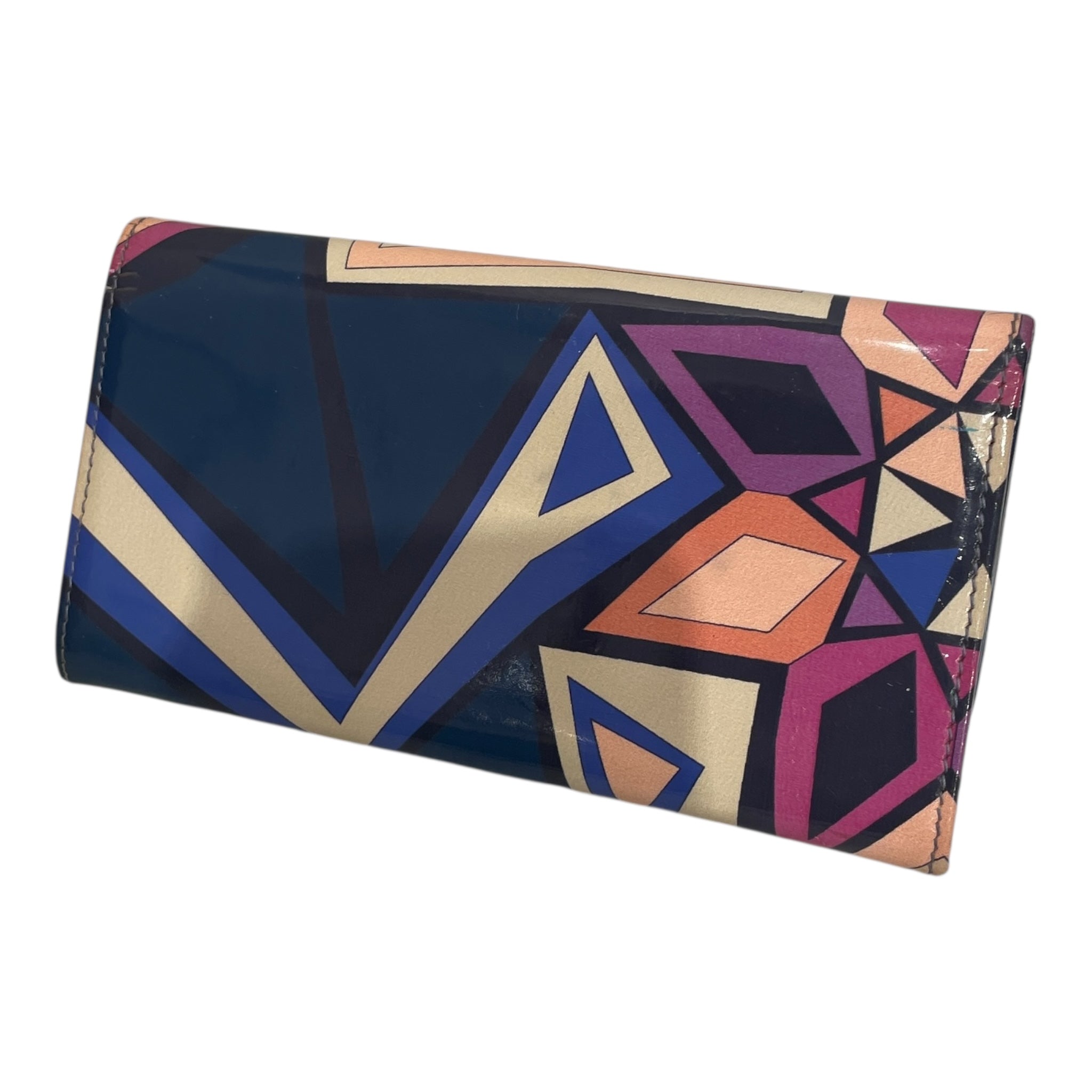 EMILIO PUCCI/Long Wallet/FREE/All Over Print/MLT/ABSTRACT PATENT LEATHER WALLET view 2