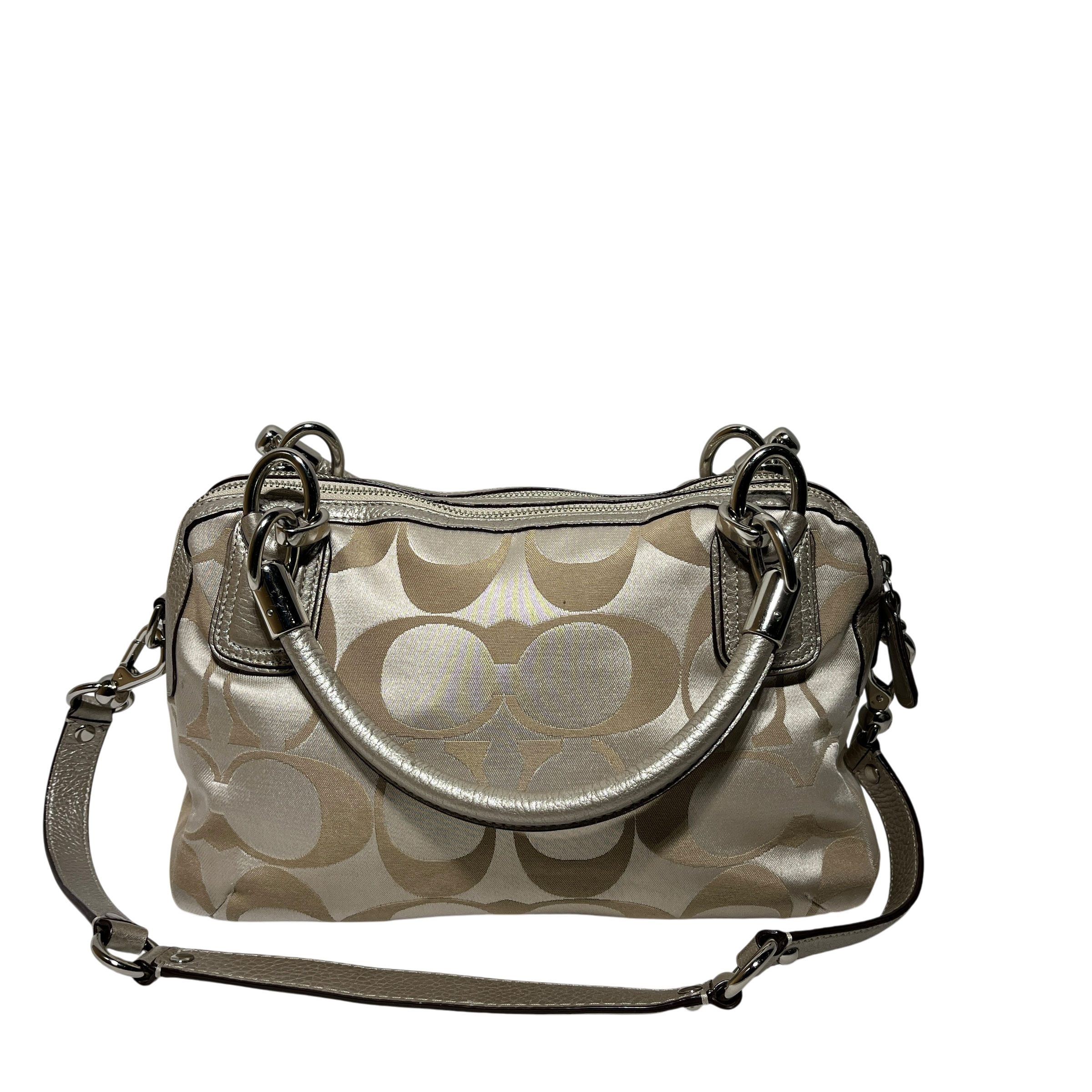 COACH/Hand Bag/Monogram/SLV/kristien signature view 2