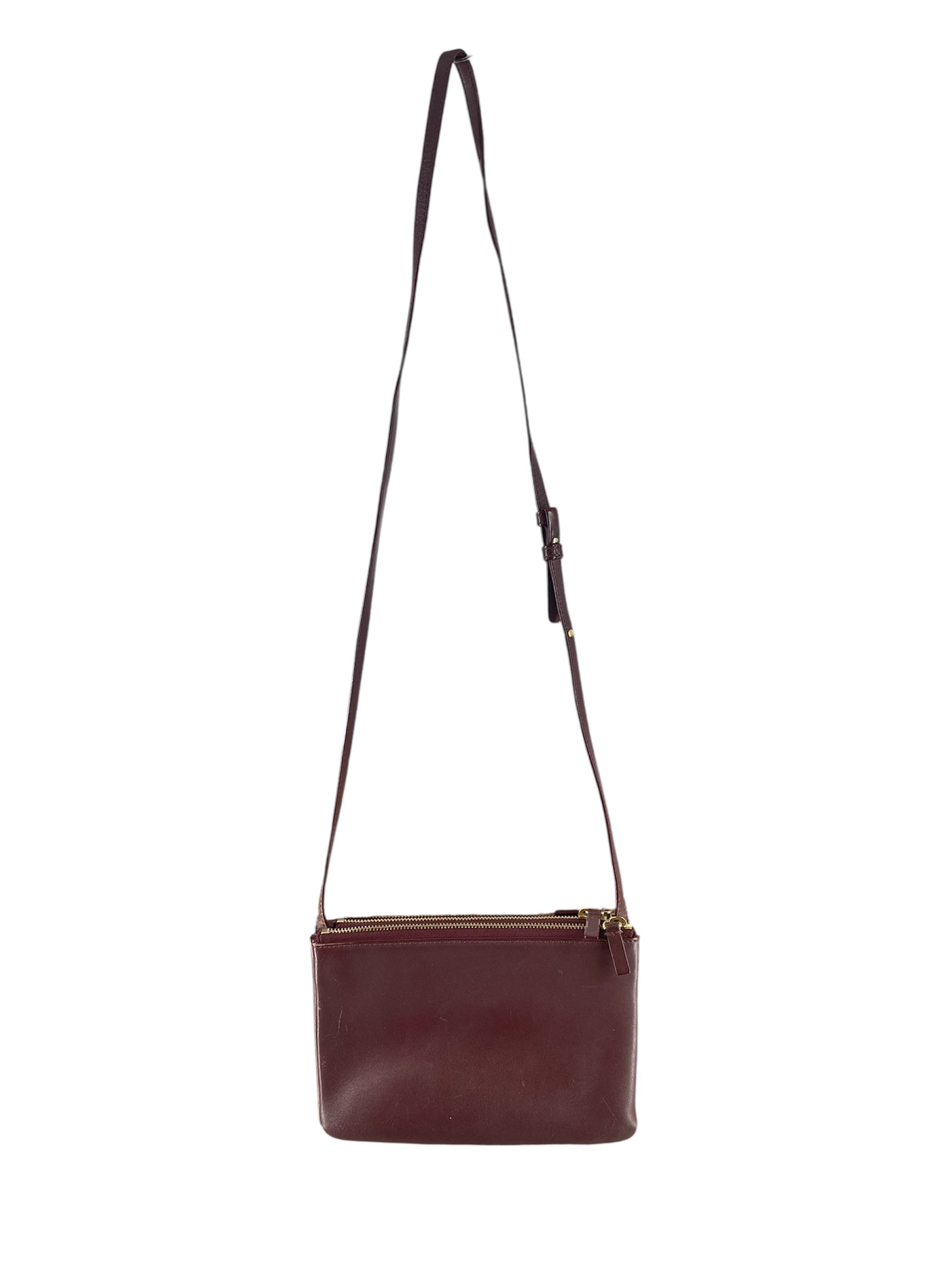 CELINE/Cross Body Bag/OS/Leather/BRD/TRIPLE POUCH BAG view 2