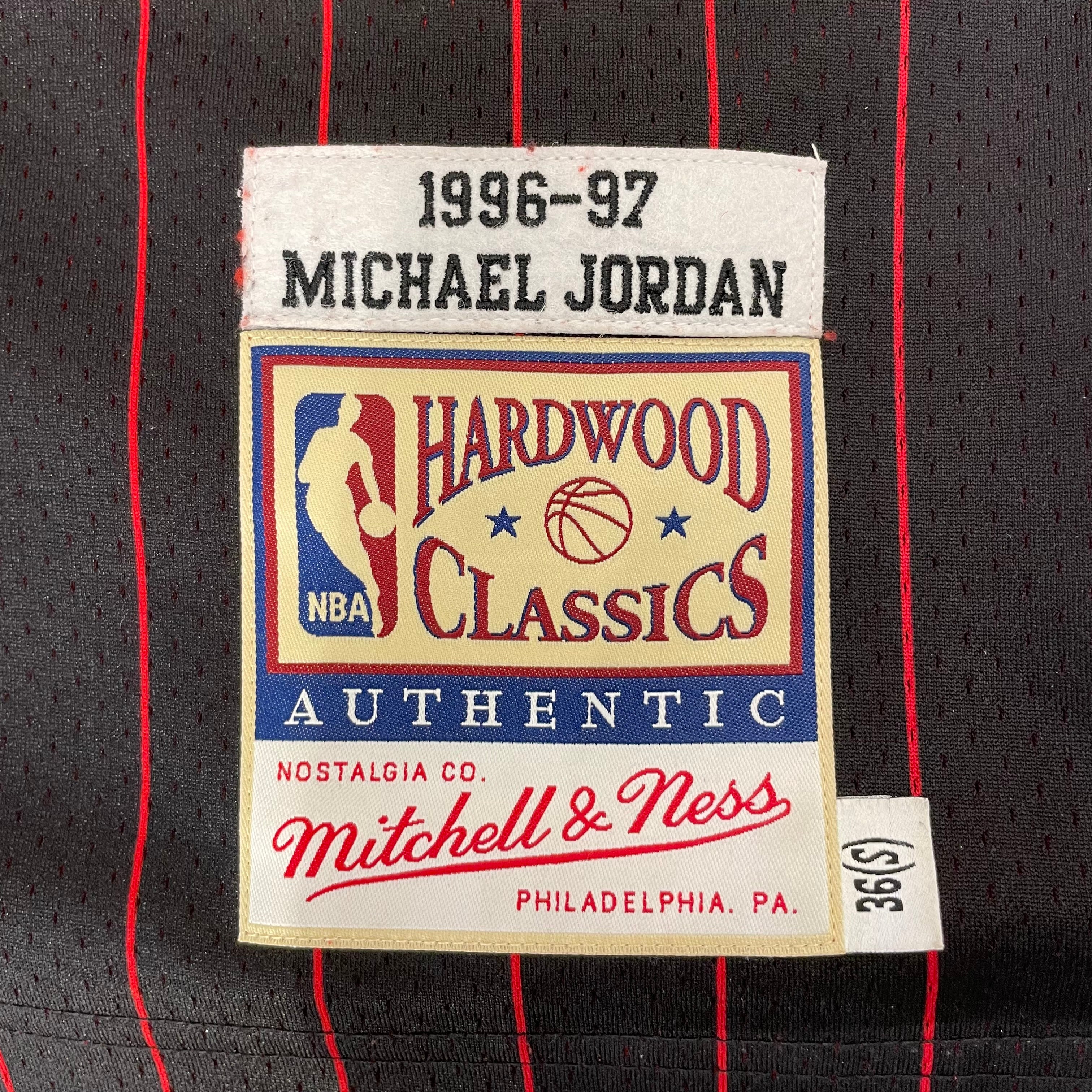 mitchell&ness/Tank Top/S/BLK/Stripe/BULLS JORDAN 23 JERSEY view 4