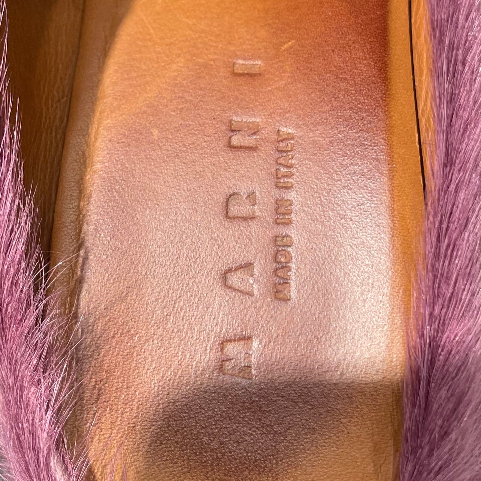 MARNI/Heels/EU 37/Fake Fur/PPL/SABOT PONY HAIR view 3