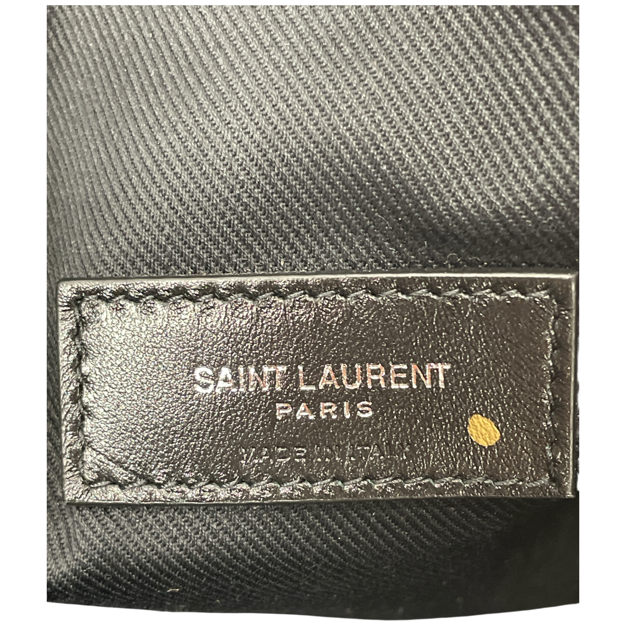 SAINT LAURENT/Pouch/All Over Print/Suede/BLK/MONOGRAM BUCKET BAG view 5