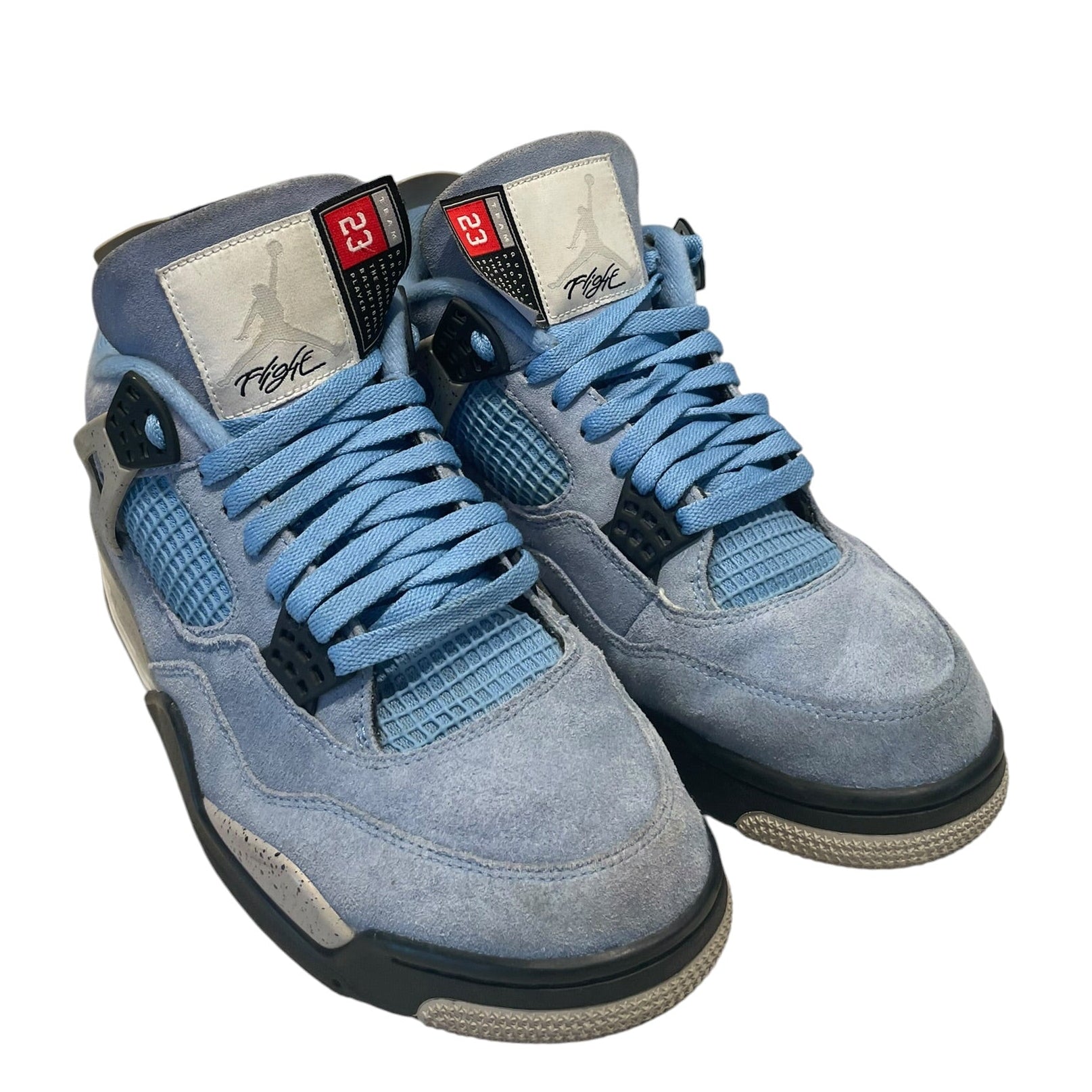 JORDAN BRAND/Hi-Sneakers/US 10.5/Cotton/BLU/4 Retro Mid University view 1