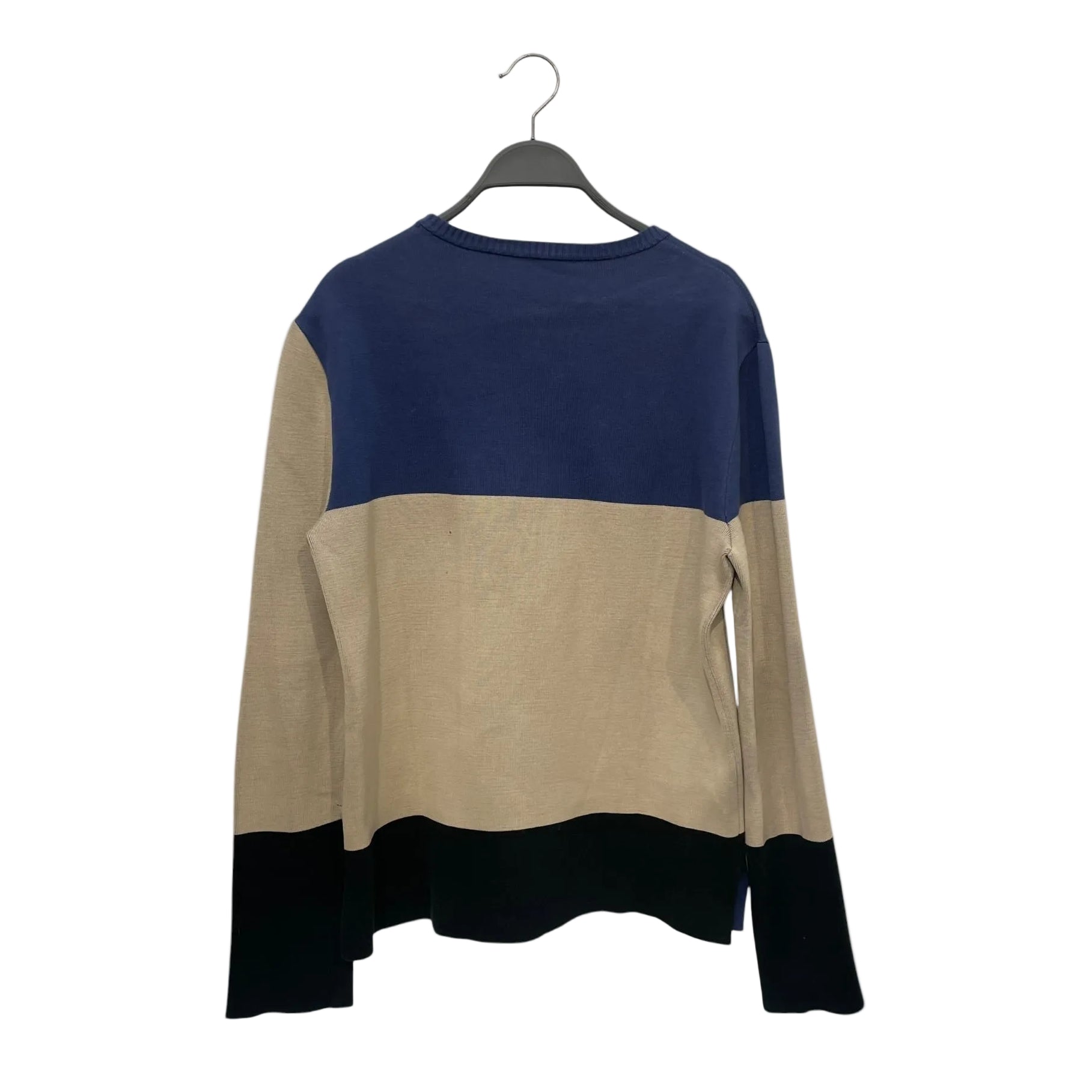 BALENCIAGA/Sweatshirt/S/Border/Cotton/MLT/Beige, Blue, Black view 2