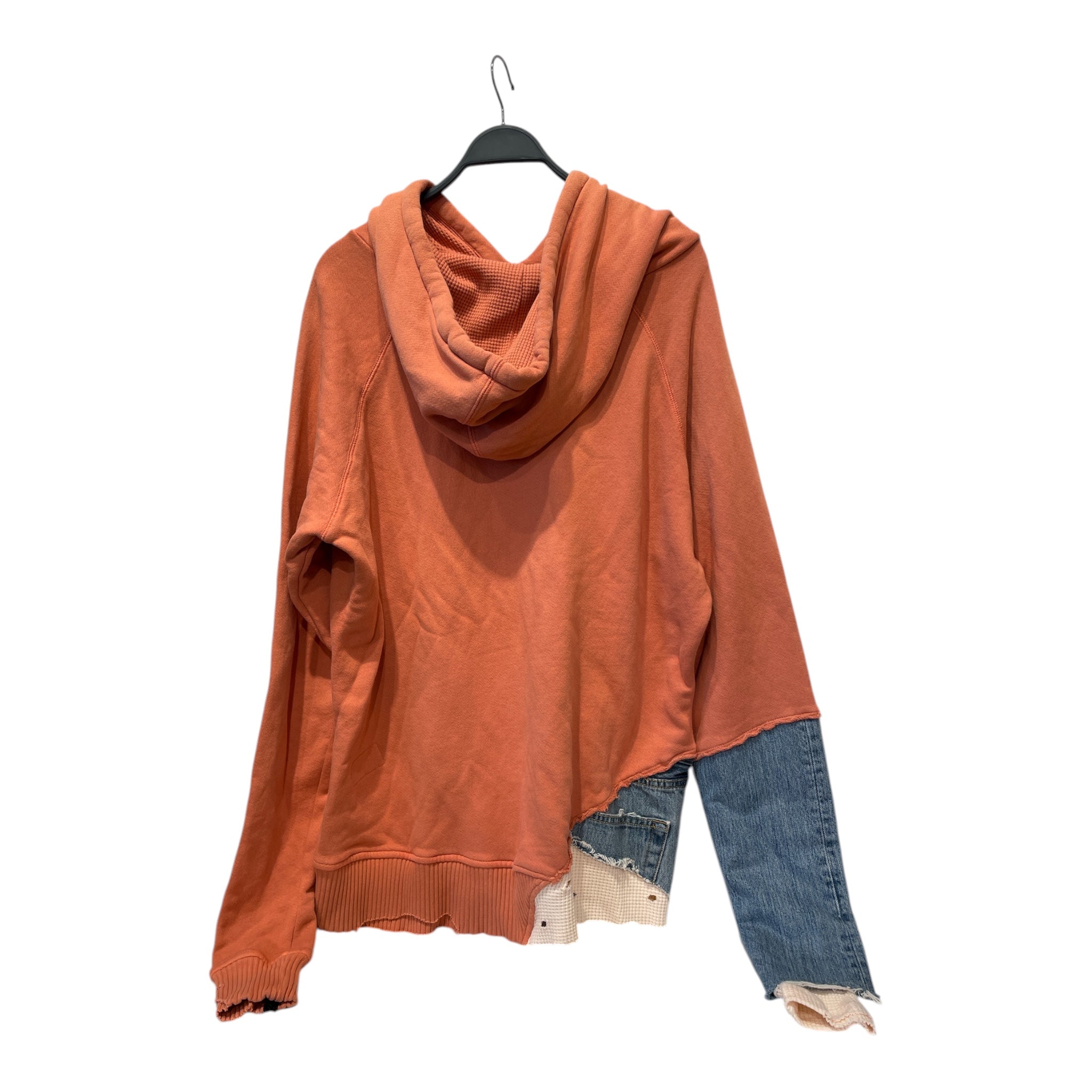 GREG LAUREN/Hoodie/3/Cotton/PNK/THERMAL/DENIM DETAILS view 2