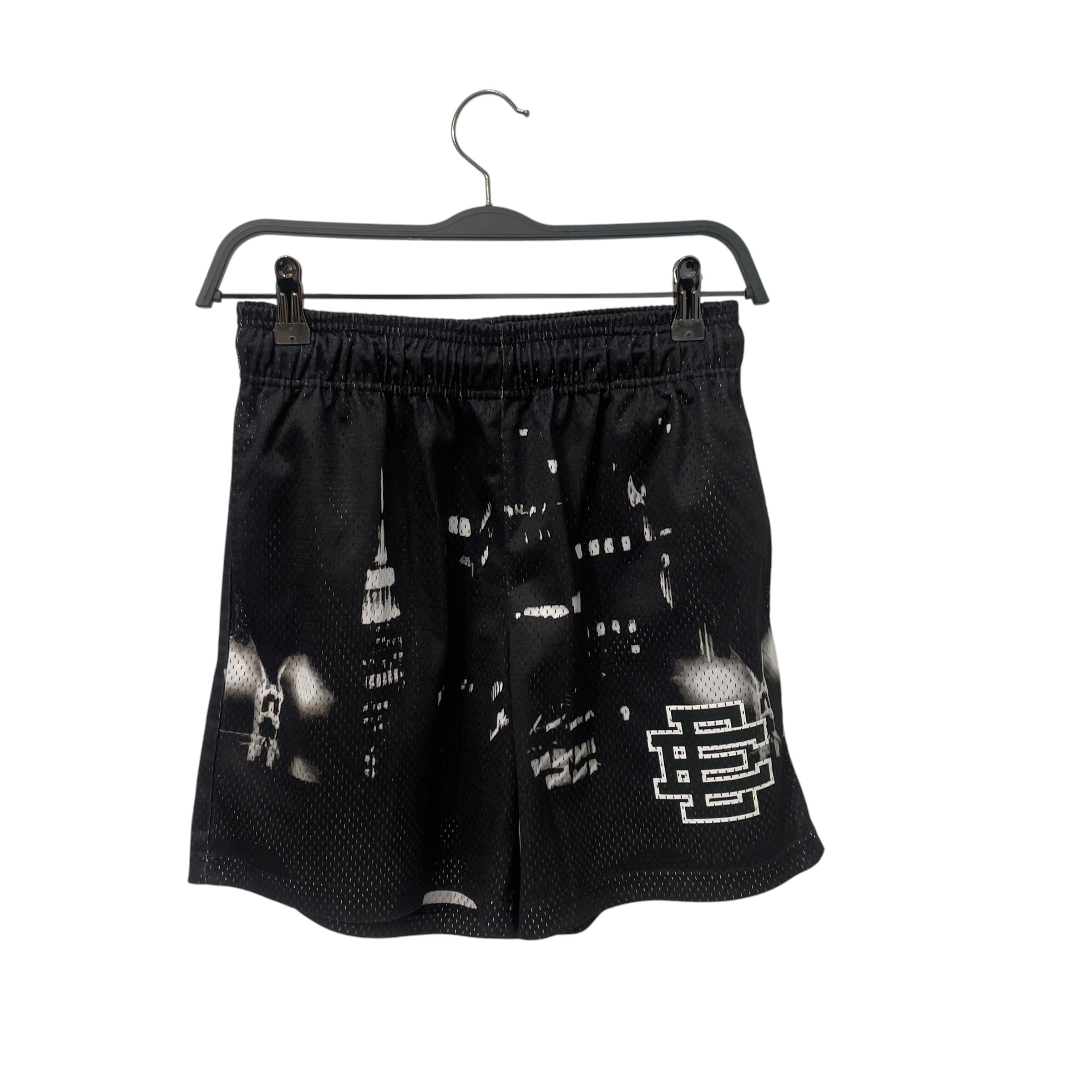 Eric Emanuel/Shorts/S/Cotton/BLK/All Over Print/BLACK SKYLINE view 1