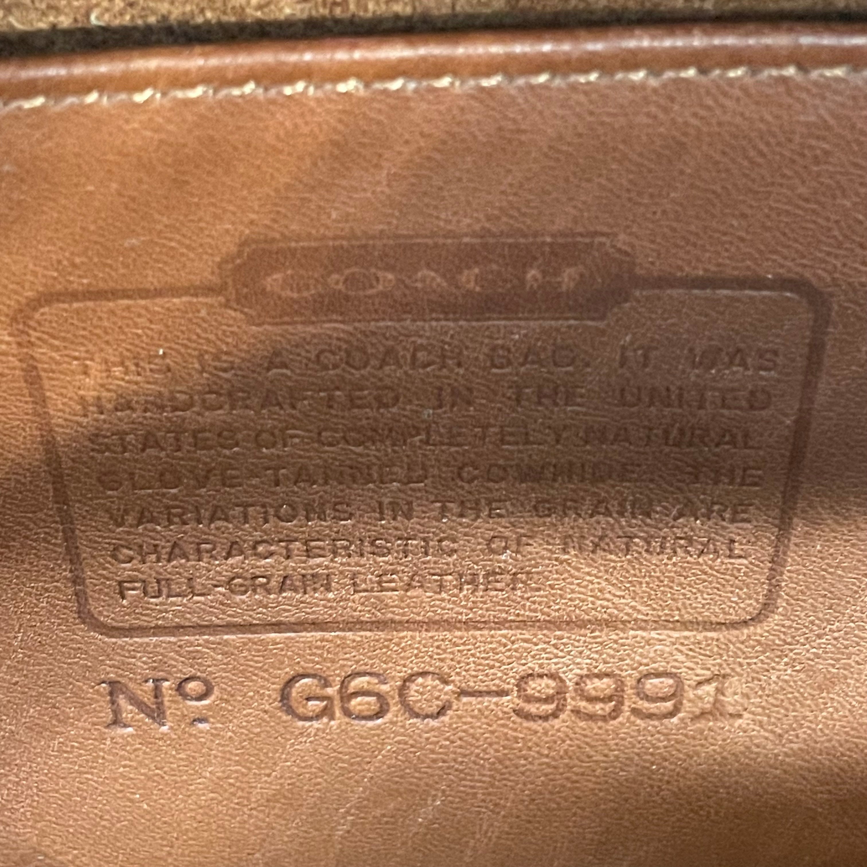 COACH/Hand Bag/Leather/BRW/9991 lunchbox vintage view 5