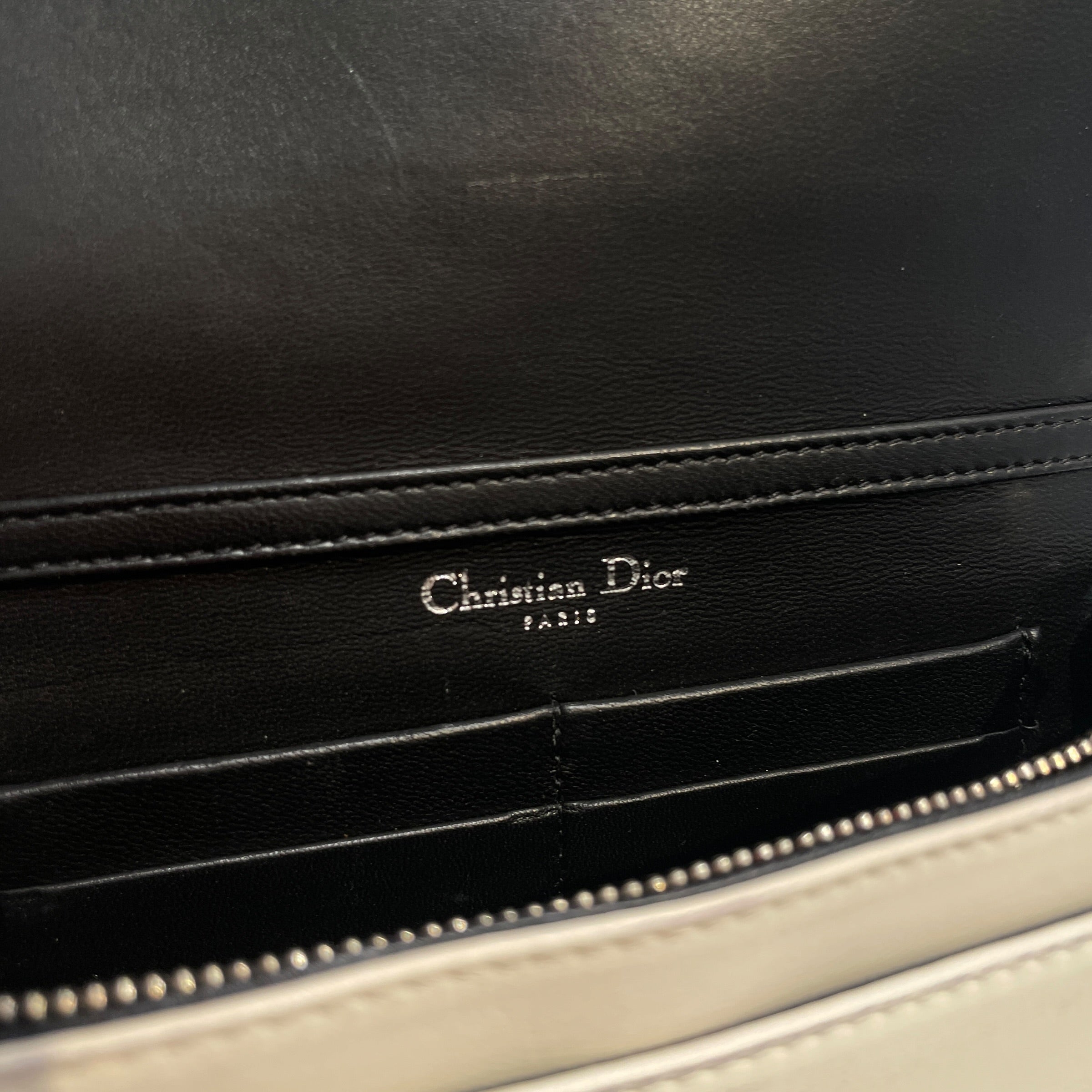 Christian Dior/Cross Body Bag/Graphic/Leather/MLT/Badge Embellished Chain Bag view 7