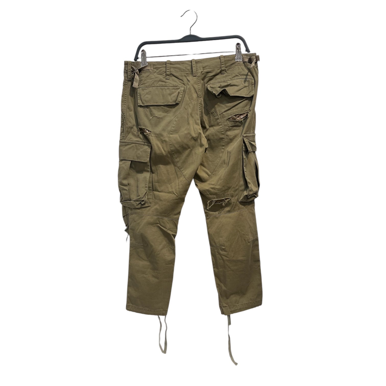 BALMAIN/Bottoms/40/Cotton/GRN/MILITARY CHAINMAIL CARGO view 2