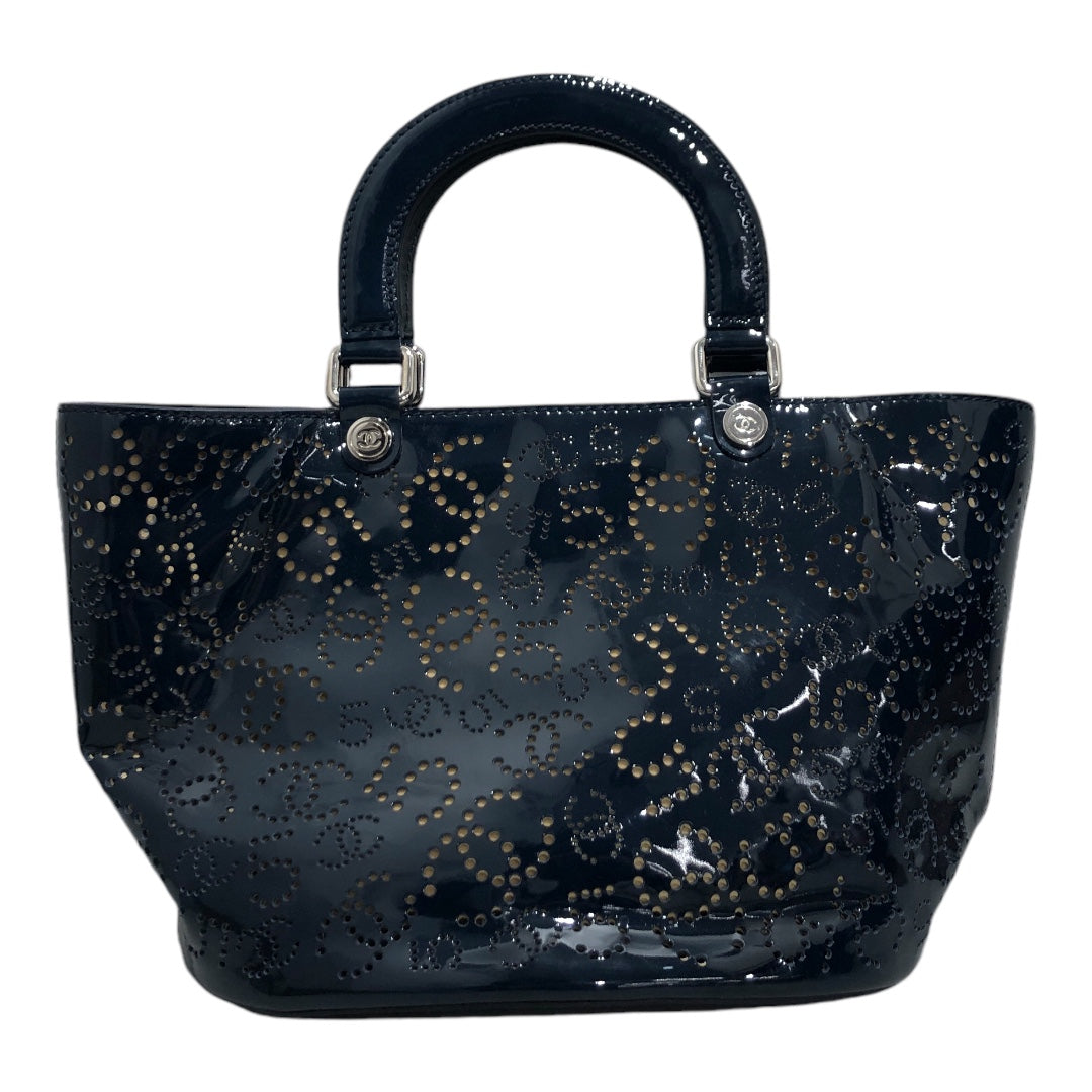 CHANEL/Tote Bag/Monogram/Leather/NVY/ view 2