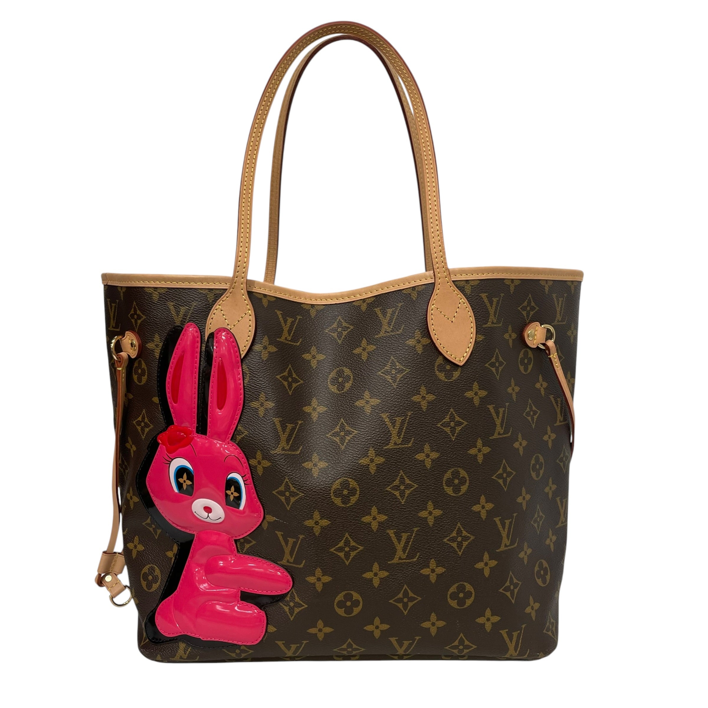 LOUIS VUITTON/Tote Bag/Monogram/Leather/BRW/SUN YITIAN NEVER FULL view 1