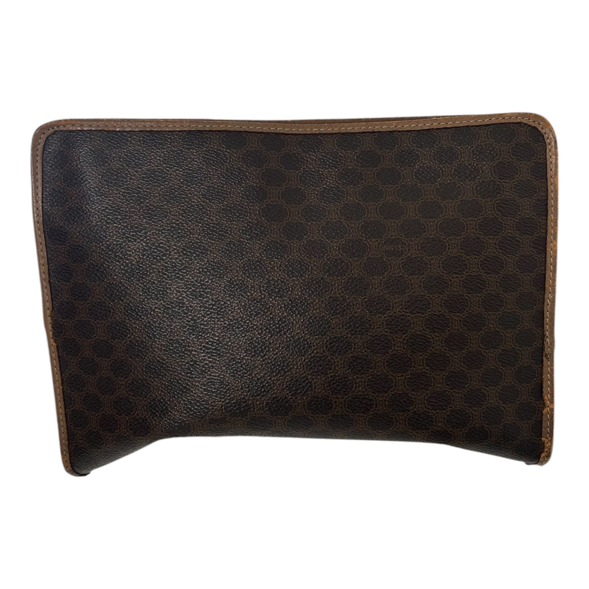 CELINE/Clutch Bag/Monogram/Leather/CML/2 POCKET CLUTCH view 2