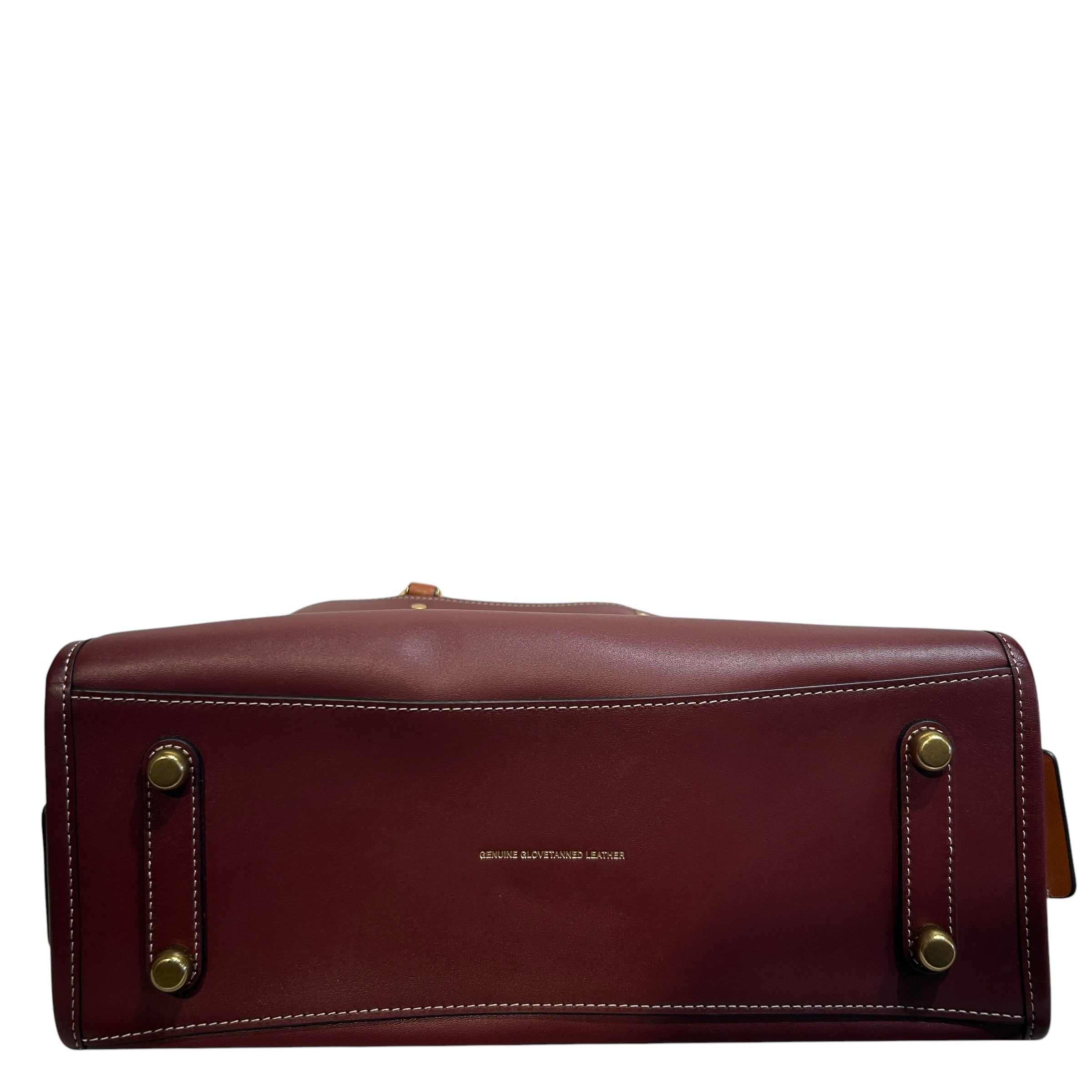 COACH/Hand Bag/Leather/BRD/ROGUE BAG BRASS view 3