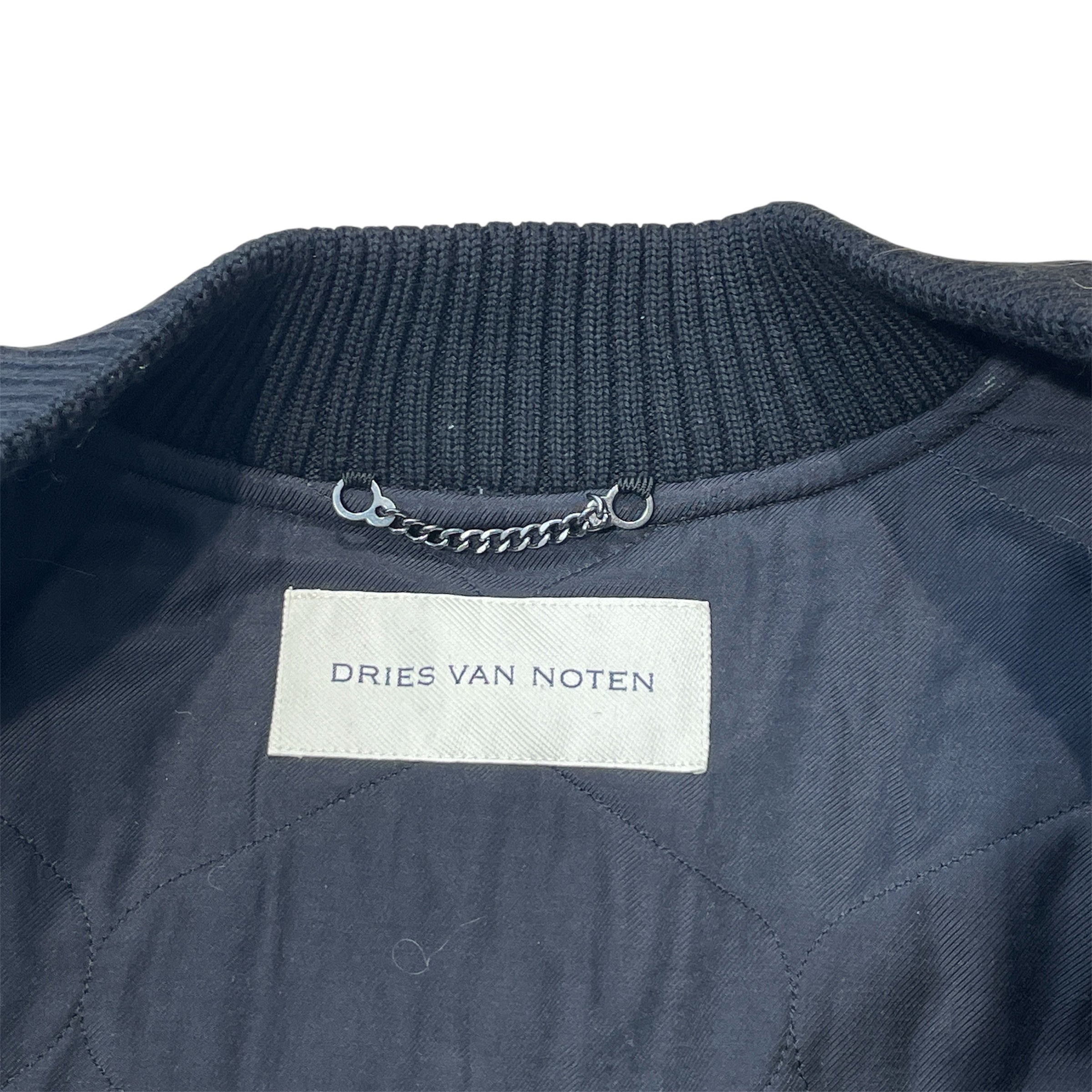 DRIES VAN NOTEN/Jacket/L/Mohair/MLT/Border/Verso Tris M.W. Jacket view 3