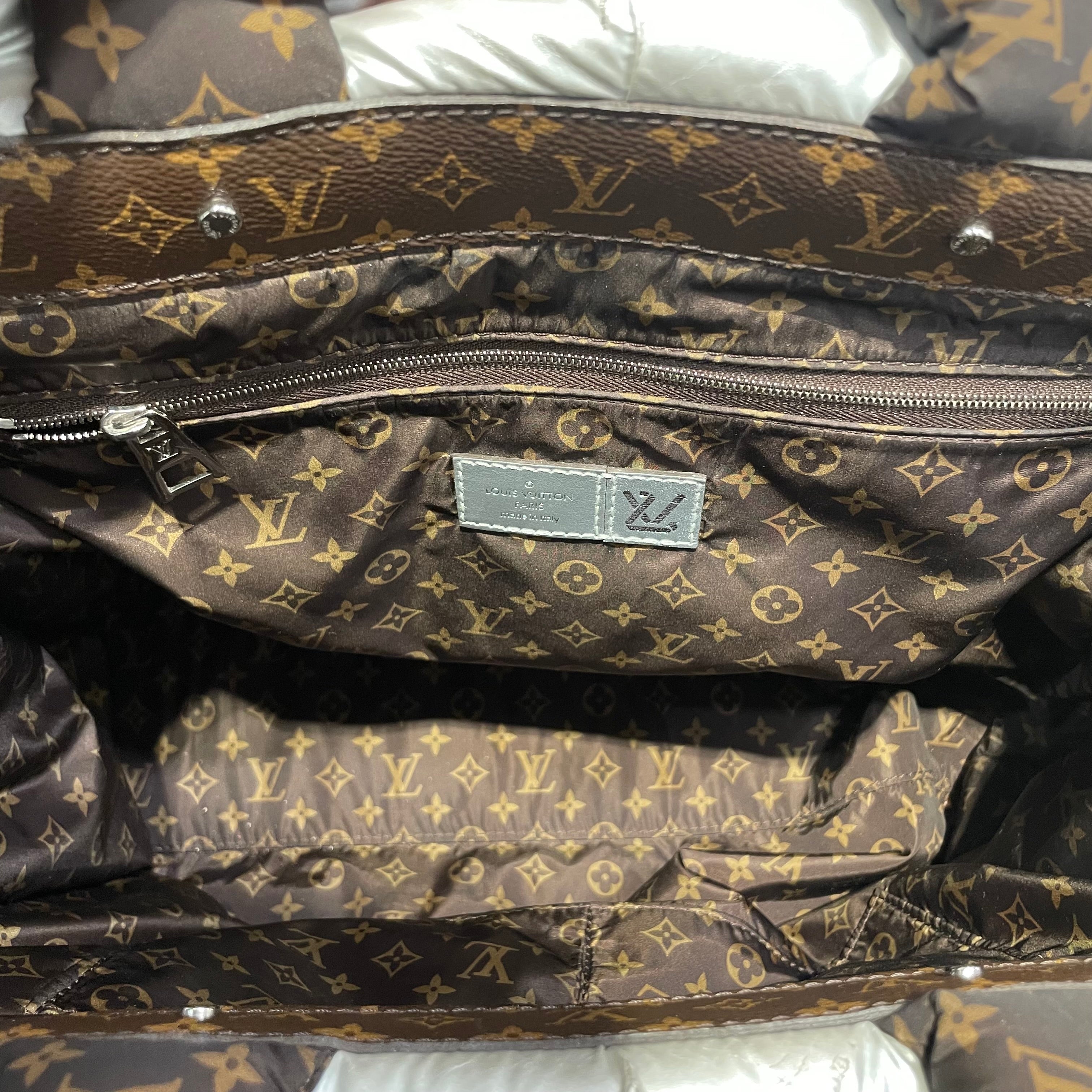 LOUIS VUITTON/Hand Bag/Monogram/Leather/SLV/ECONYL MNOGRAM GM view 10