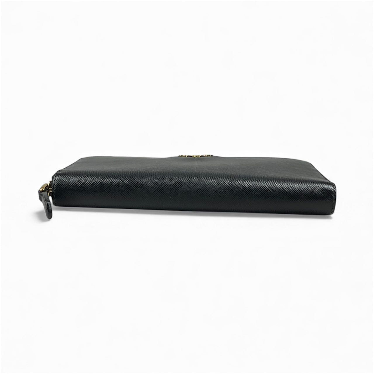 PRADA/Bifold Wallet/Leather/BLK/Saffiano Leather Wallet view 3