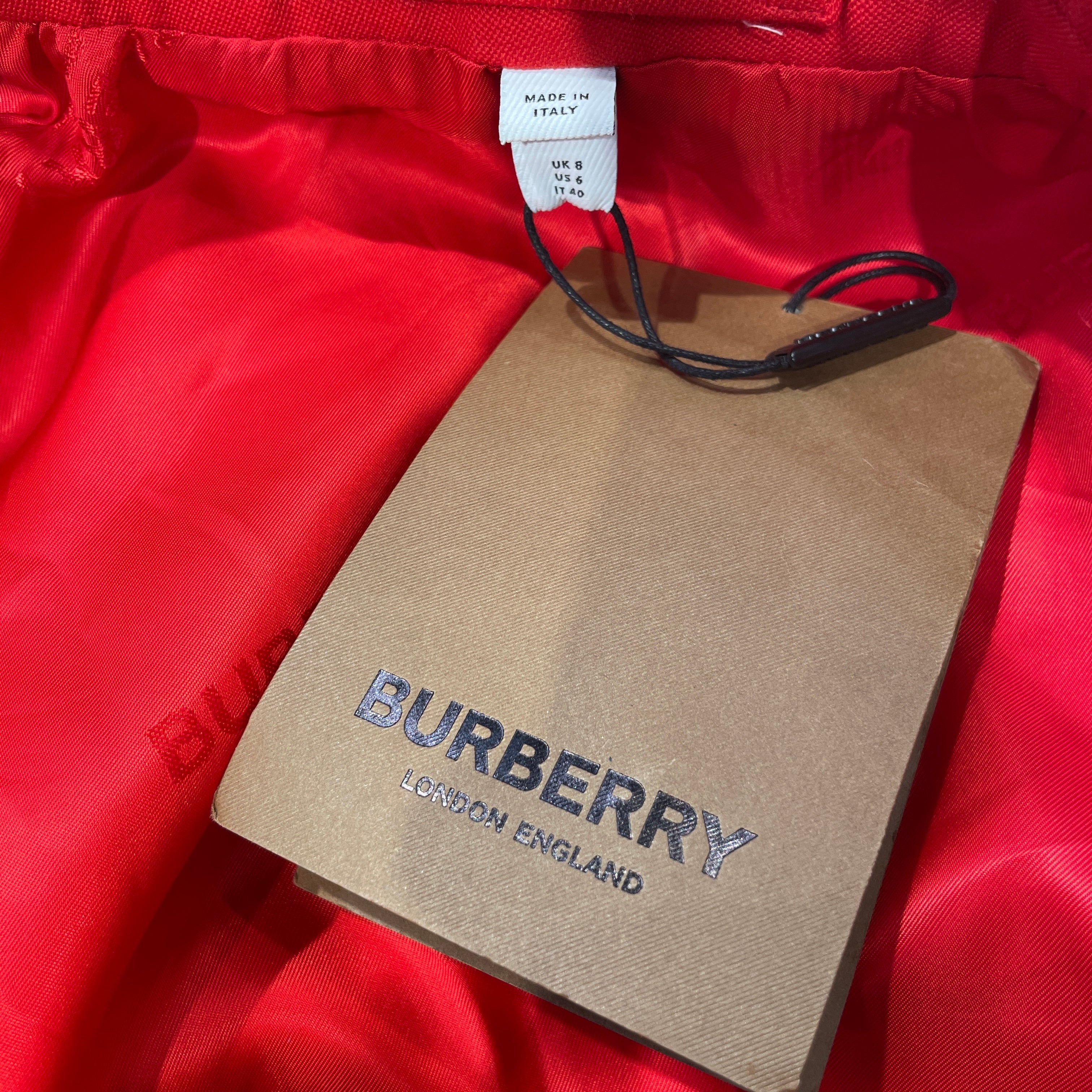 BURBERRY LONDON/Jacket/6/RED/ view 3