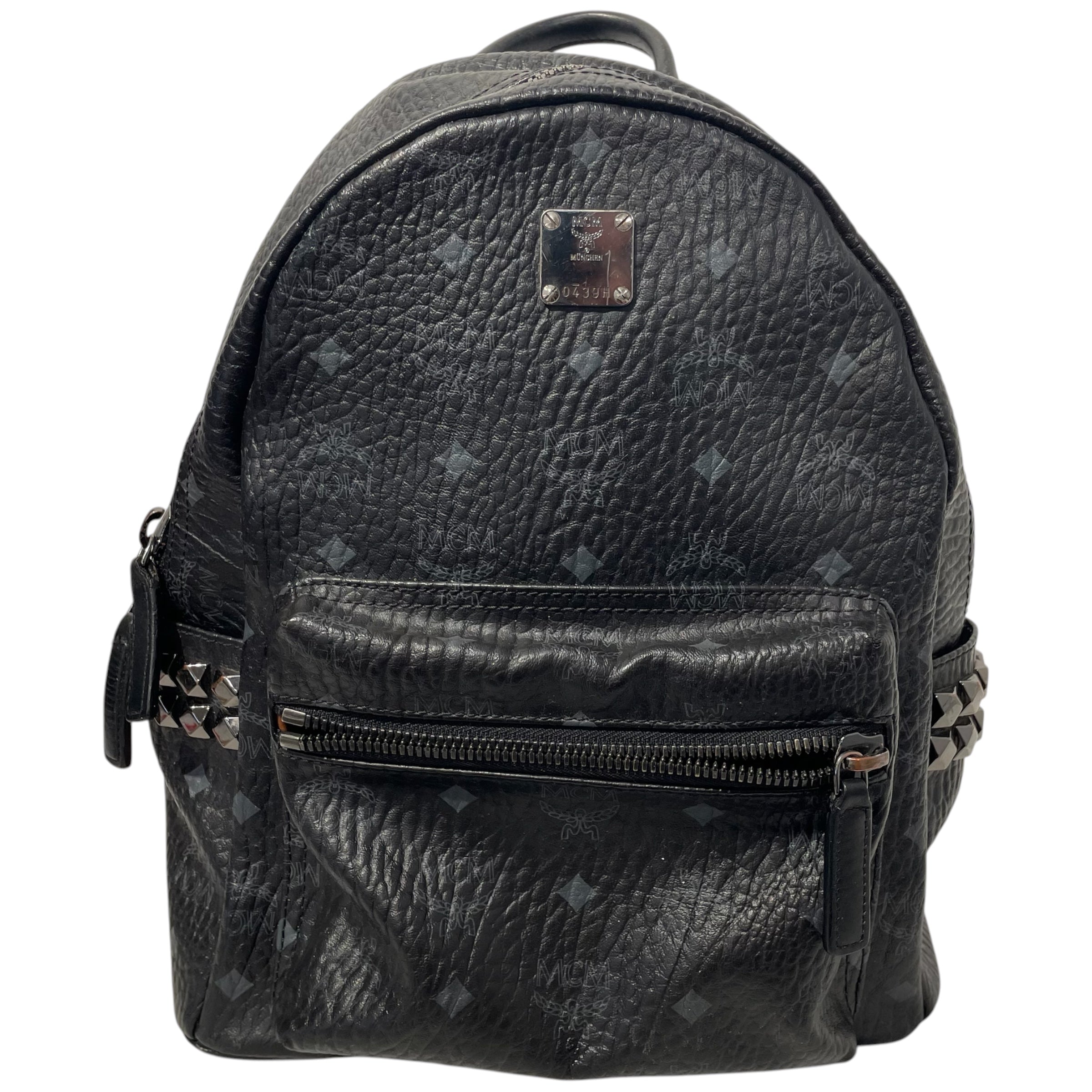 MCM/Backpack/Monogram/Leather/BLK/0439H view 1