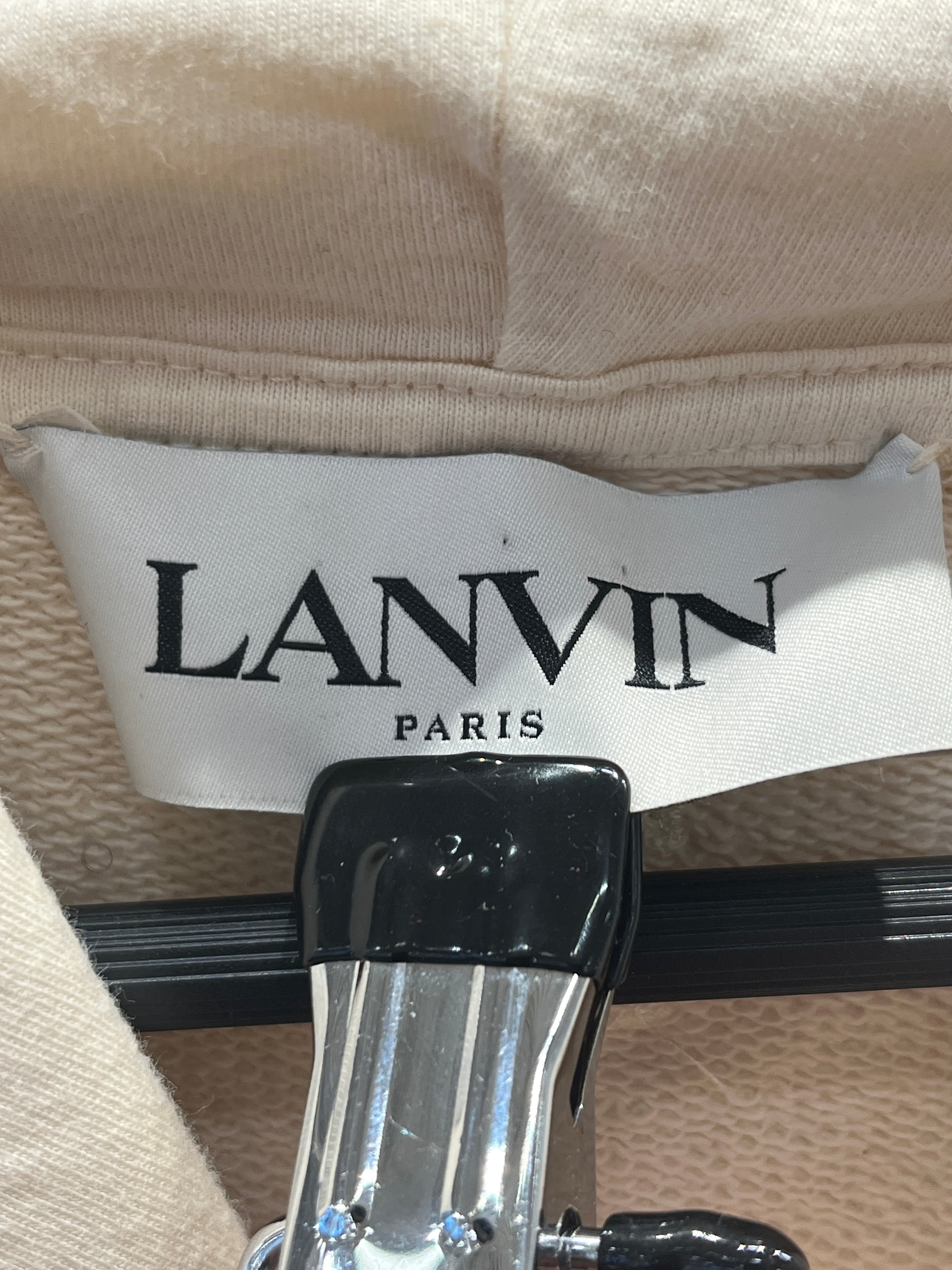 LANVIN/Hoodie/S/Graphic/Cotton/CRM/LOBSTERELEPHANTS view 4
