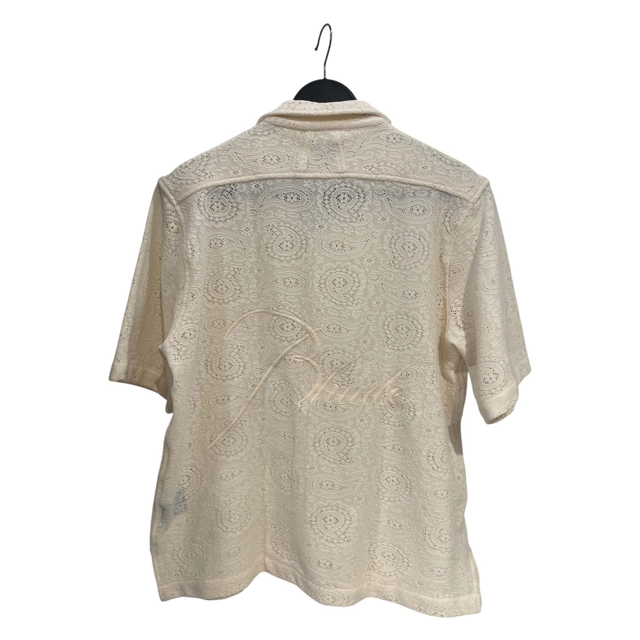 RHUDE/SS Shirt/L/Cotton/CRM/ view 2