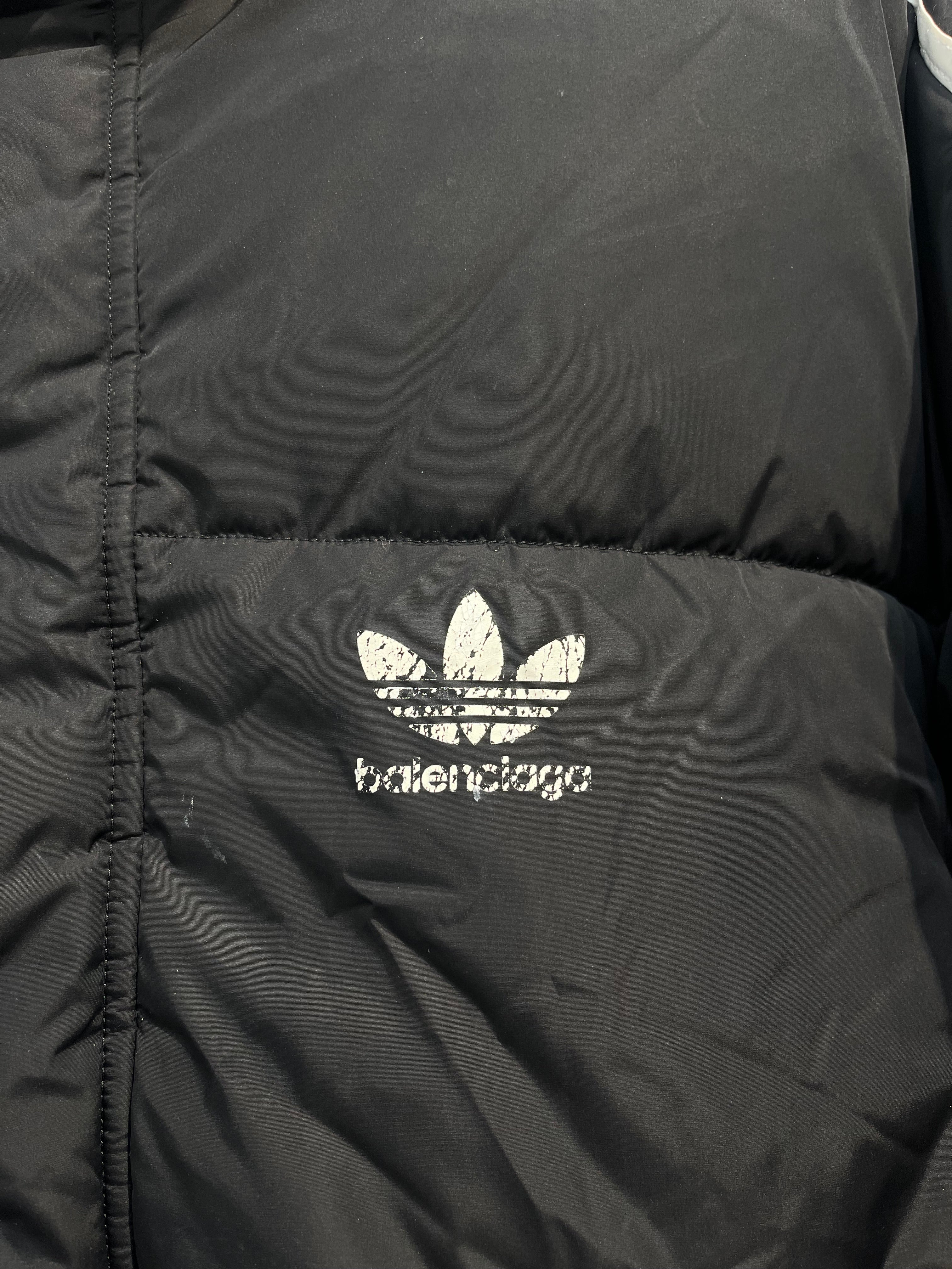 BALENCIAGA/adidas/Puffer Jkt/38/Nylon/BLK/COLLAB PUFFER view 3