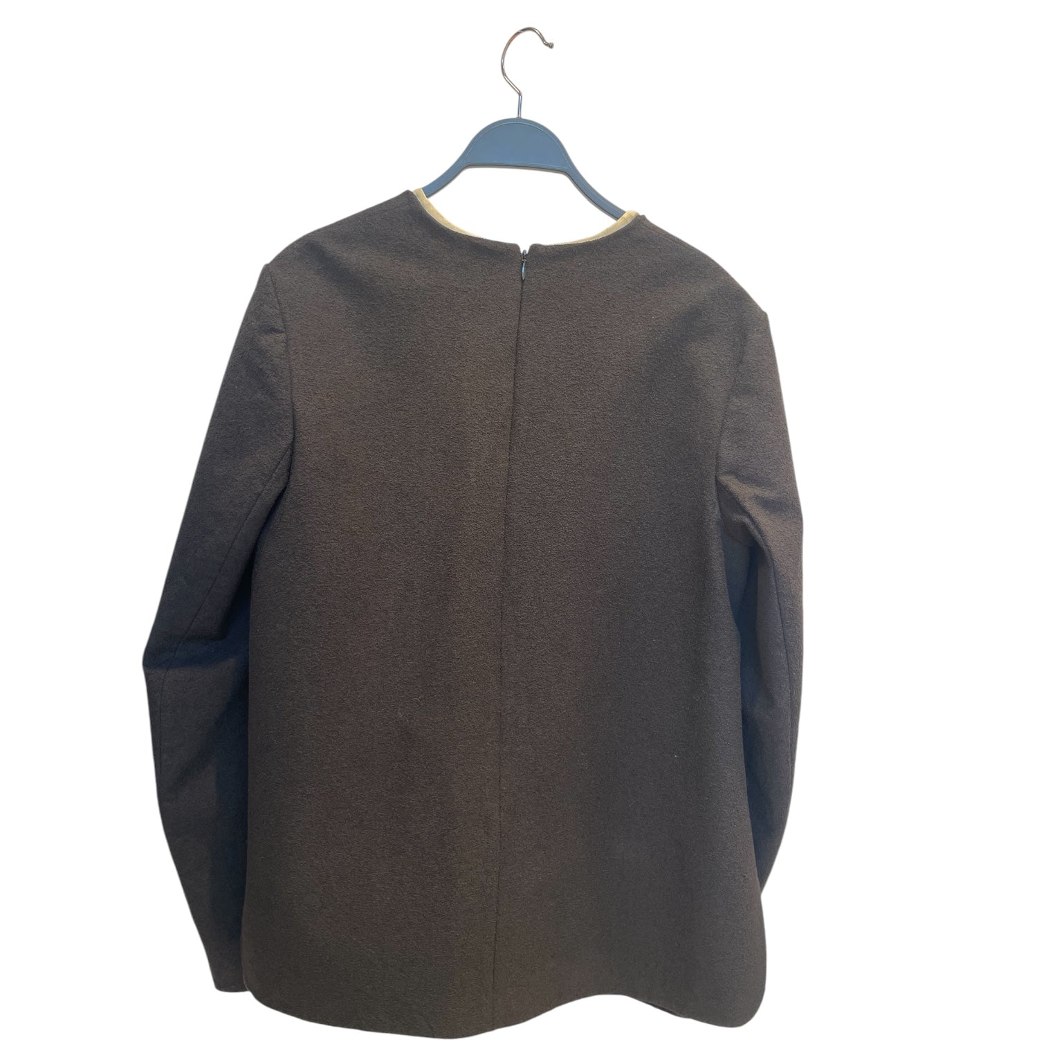TORY BURCH/Jacket/8/Cotton/BLK/CRM LAYERED INSIDE view 2