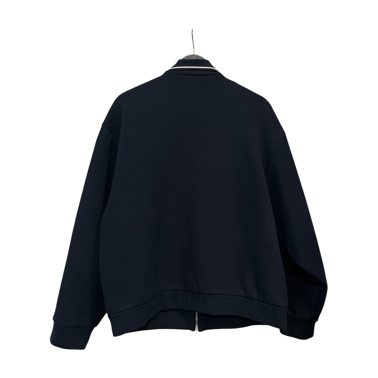 MIU MIU/Zip Up Hoodie/40/Cotton/NVY/PIQUET BLEND BLOUSON view 2