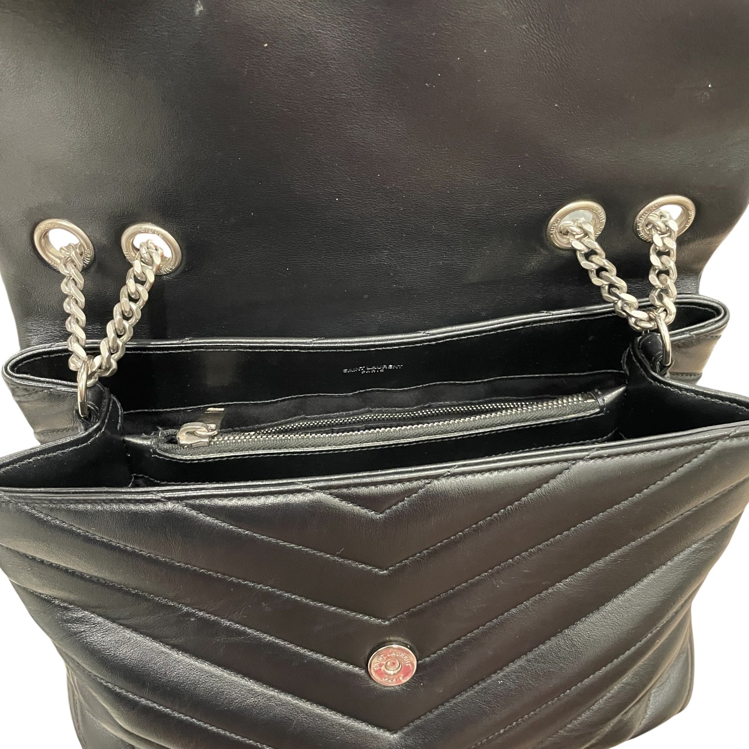YVES SAINT LAURENT/Bag/Leather/BLK/YSL QUILTED LOULOU view 5