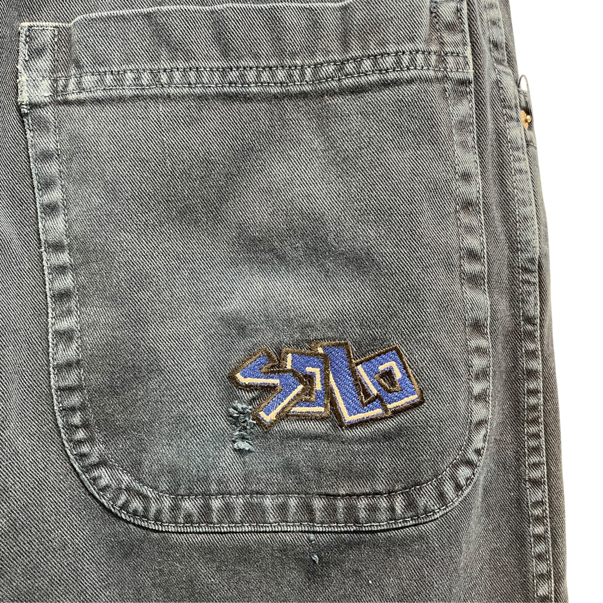Vintage/Straight Pants/36/Cotton/NVY/Solo Pure Jeans(Super Baggy) view 3