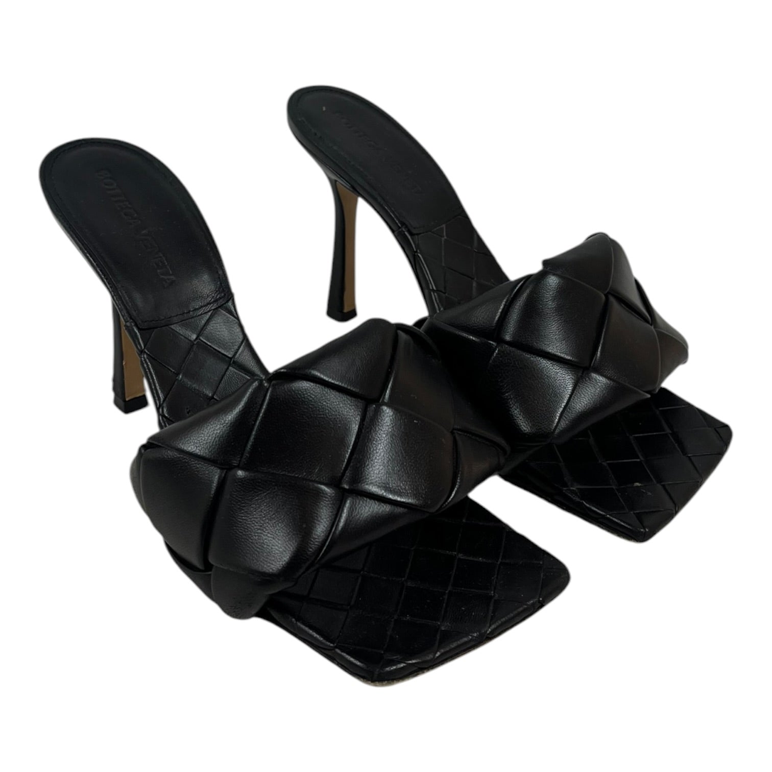 BOTTEGA VENETA/Heels/EU 37/Leather/BLK/ view 1