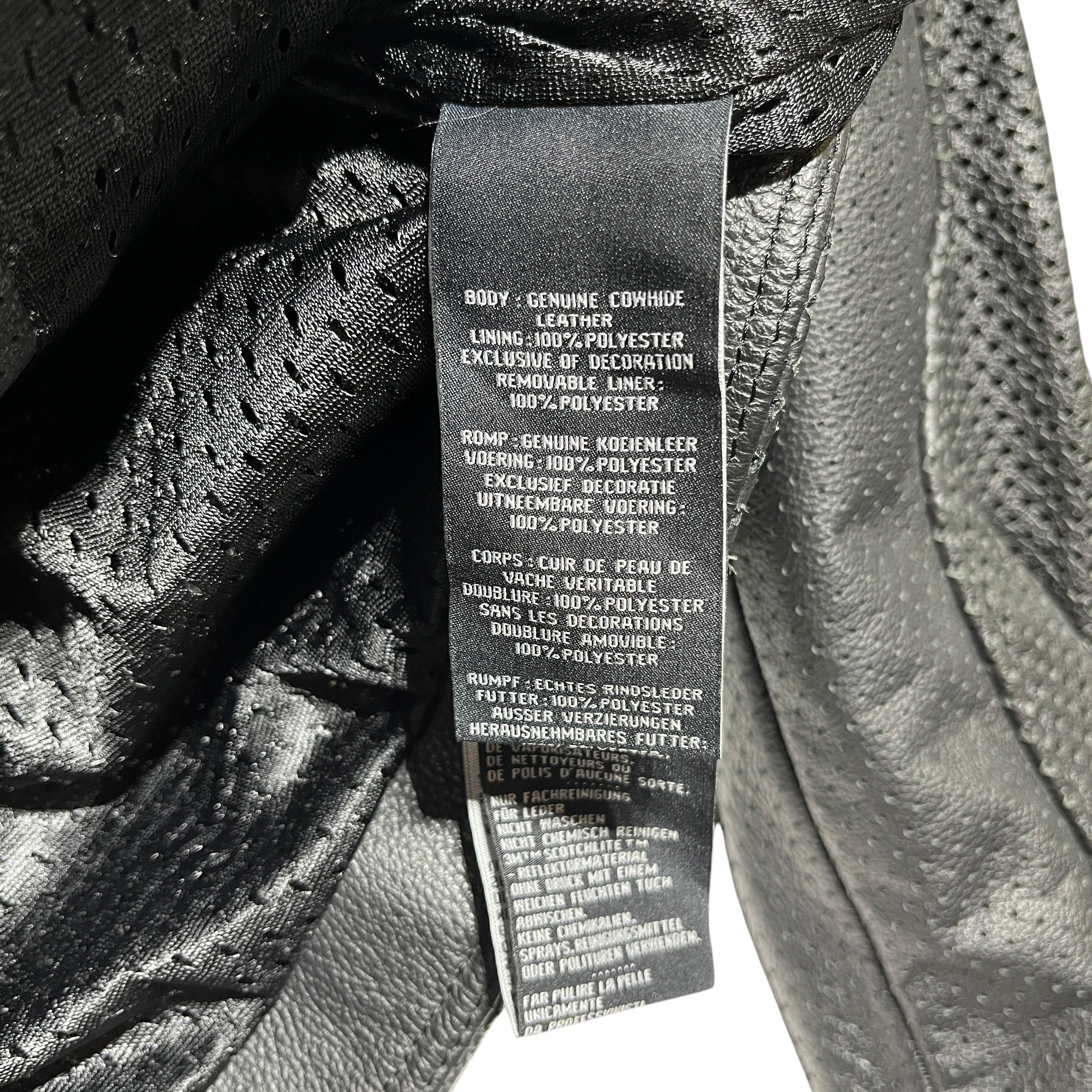 HARLEY DAVIDSON/Leather Jkt/L/Leather/BLK/MANTA RACING JACKET view 4
